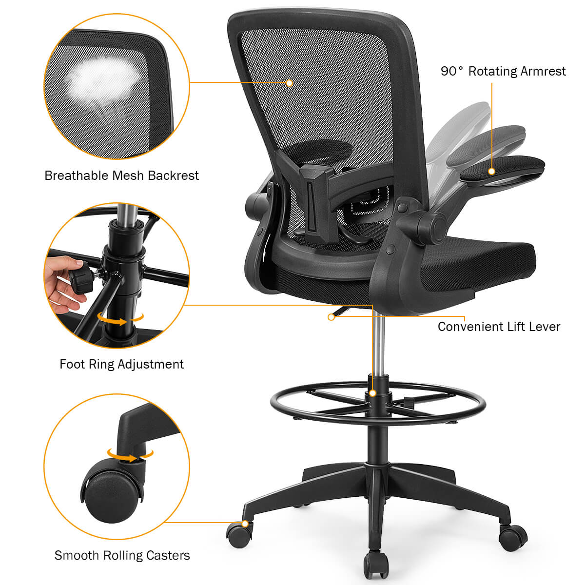 Costway CSHY000891 Office-Chairs - View #10