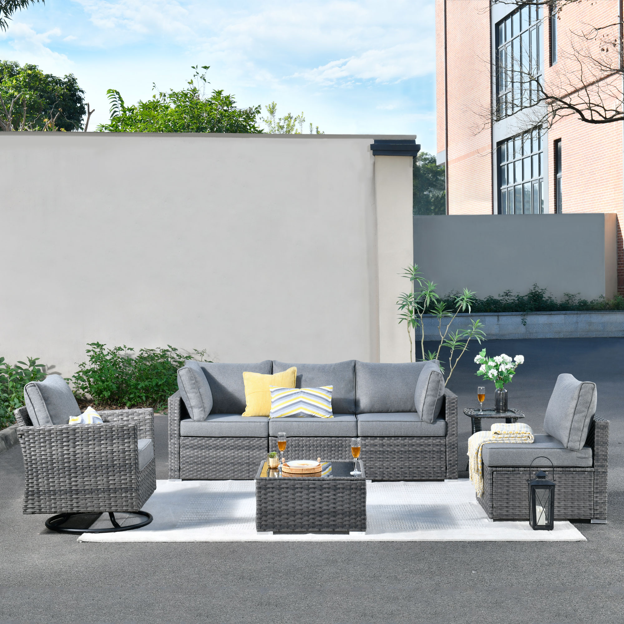 XIZZI XIHOPS2053-RC1 Patio-Sofas-Daybeds - View #2