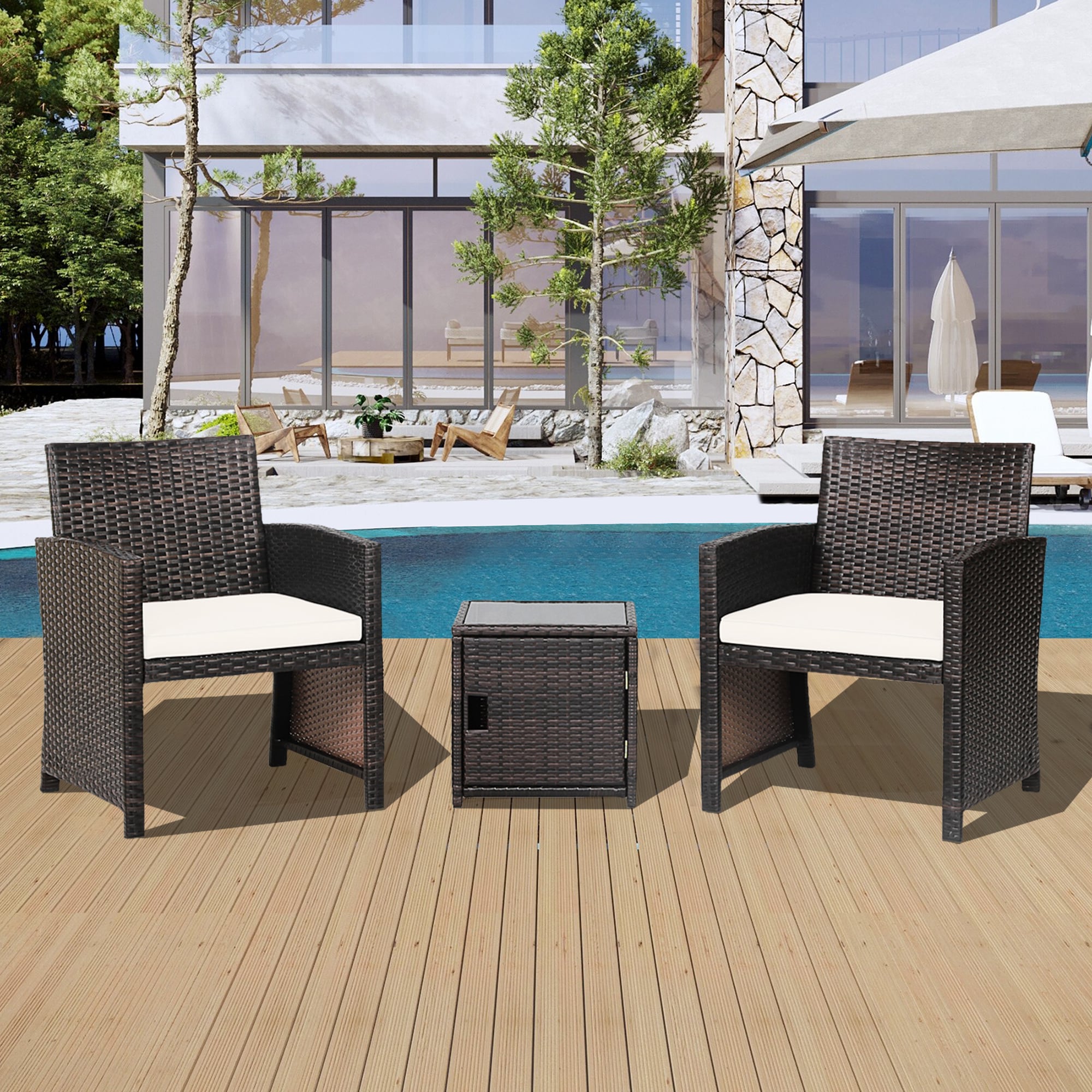 WELLFOR OUJ69444WH Patio-Conversation-Sets - View #6