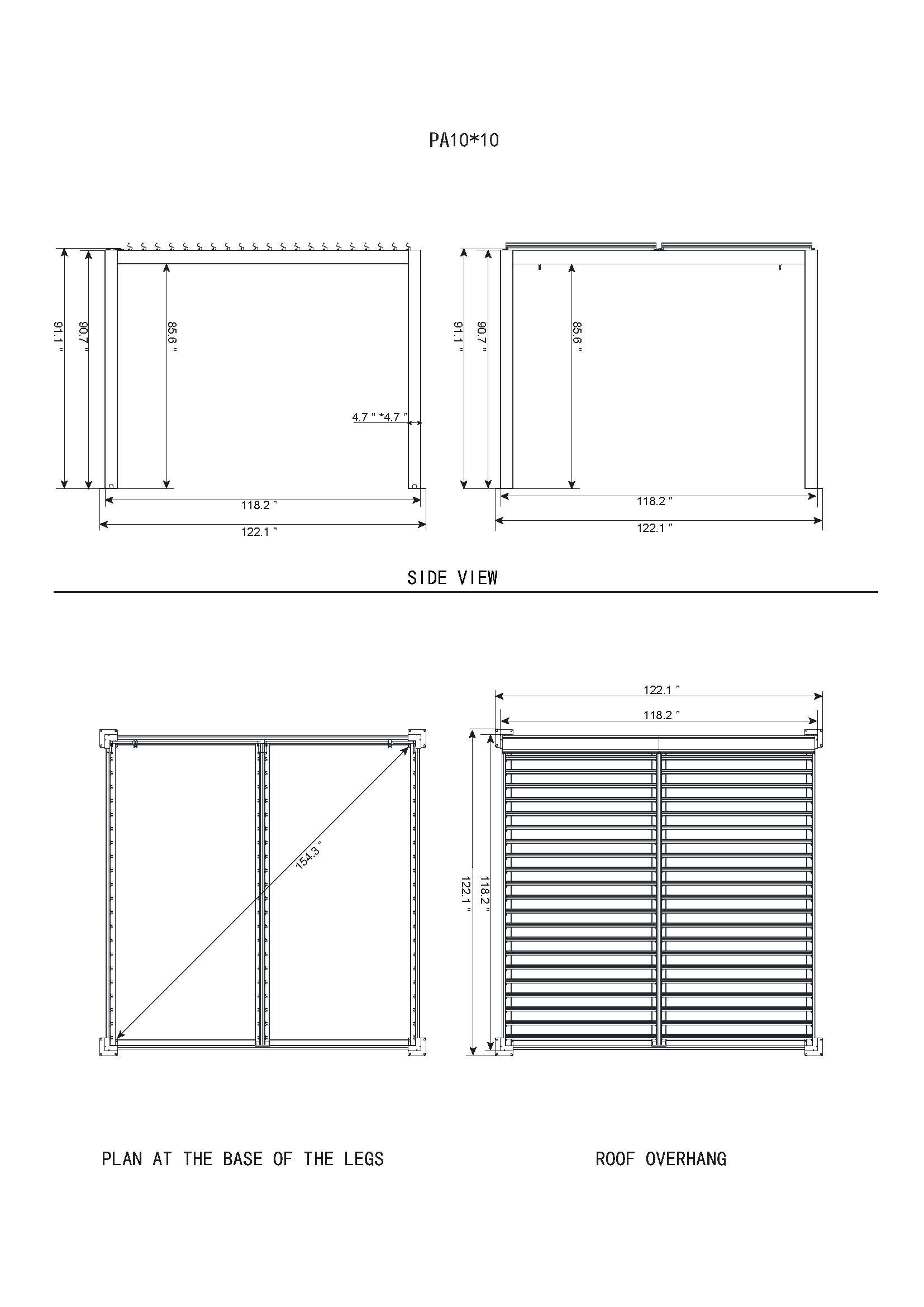 Gazebo Penguin PA1010 Pergolas-2 - View #13