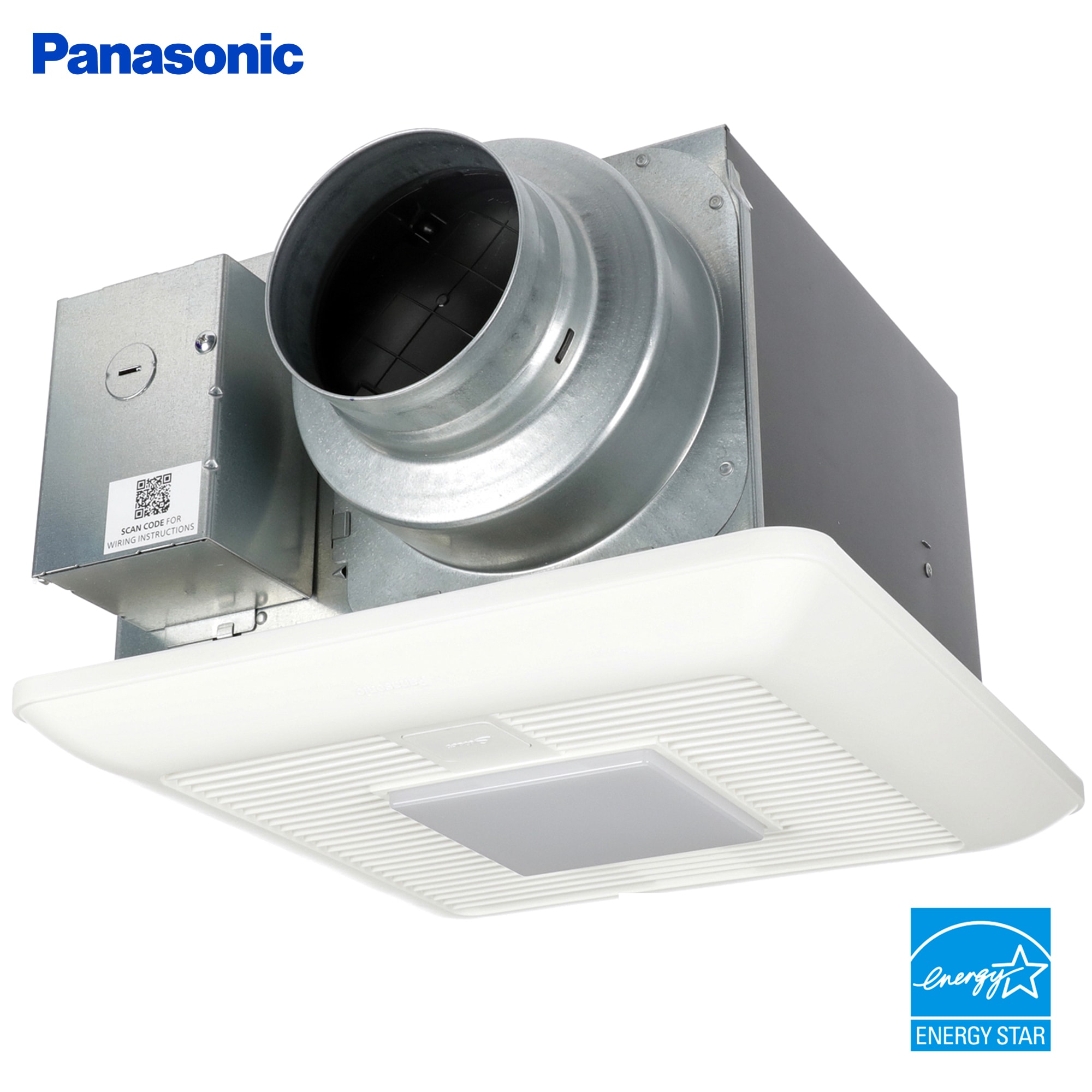 Panasonic WhisperGreen 0.4-Sone 110-CFM White Lighted 