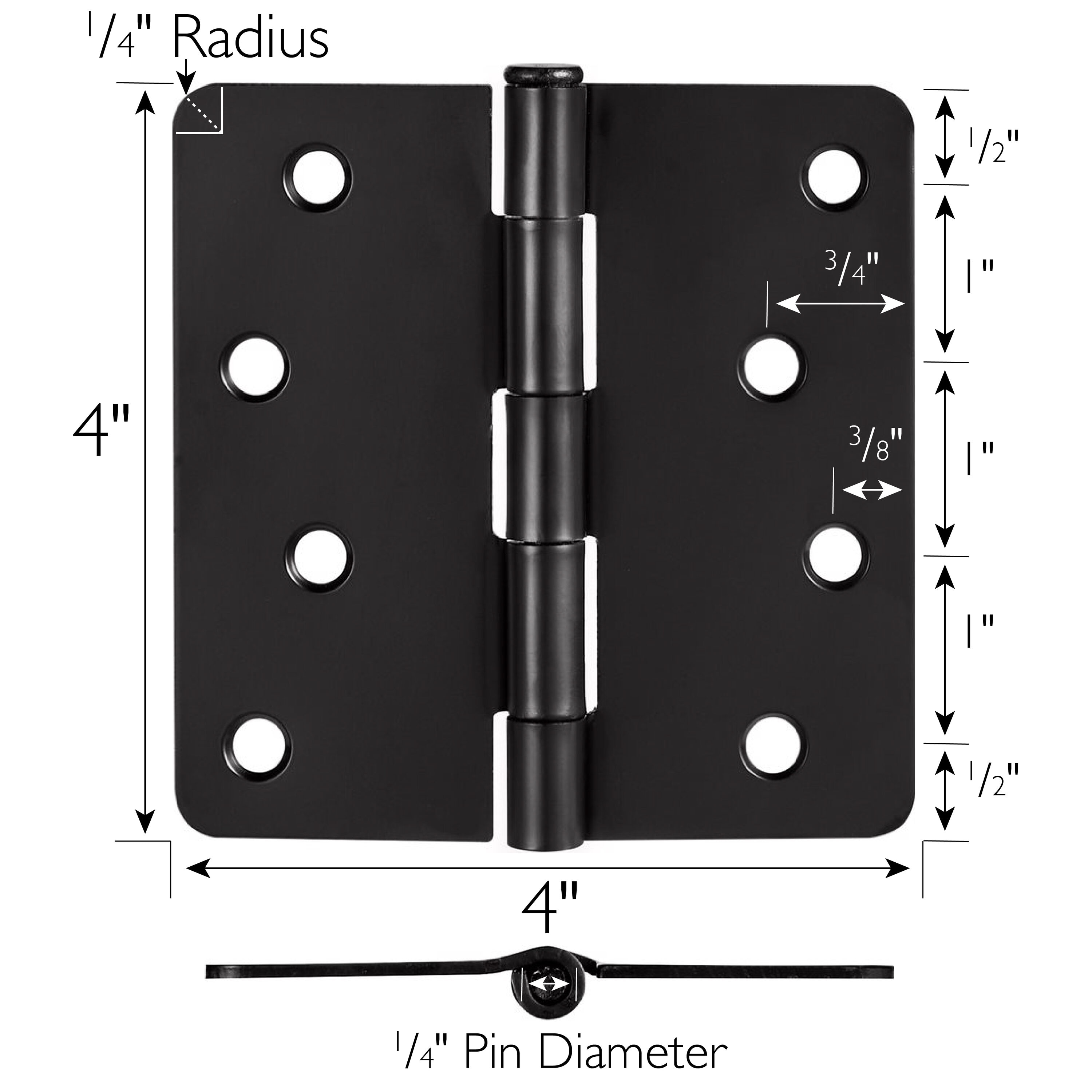 Design House 189464 Entry-Door-Hinges - View #2