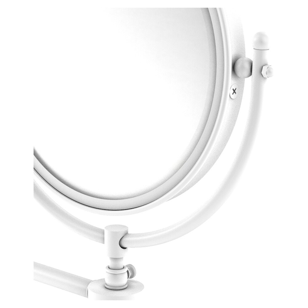 Allied Brass Soho 8-in x 15-in Matte Double-sided Magnifying Wall-mounted  Vanity Mirror at