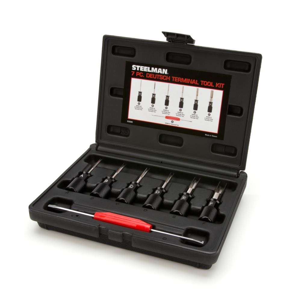 Powerbuilt Master Terminal Tool Kit, 19 Piece, Release and Remove from  Electrical Connectors, Prevent Damage to Sensors, Wire Harnesses - 641448