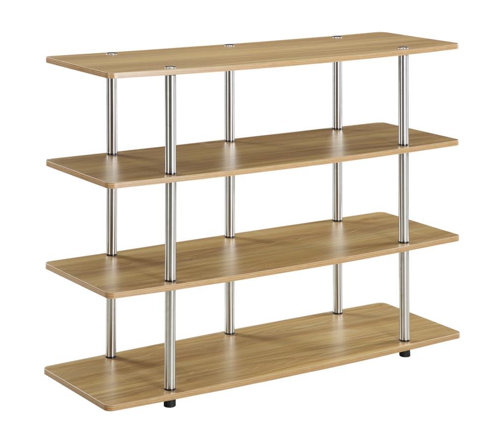 Convenience Concepts 131372LO Designs2Go Modern/Contemporary Oak Tv Stand (Accommodates TVs up to 40-in)