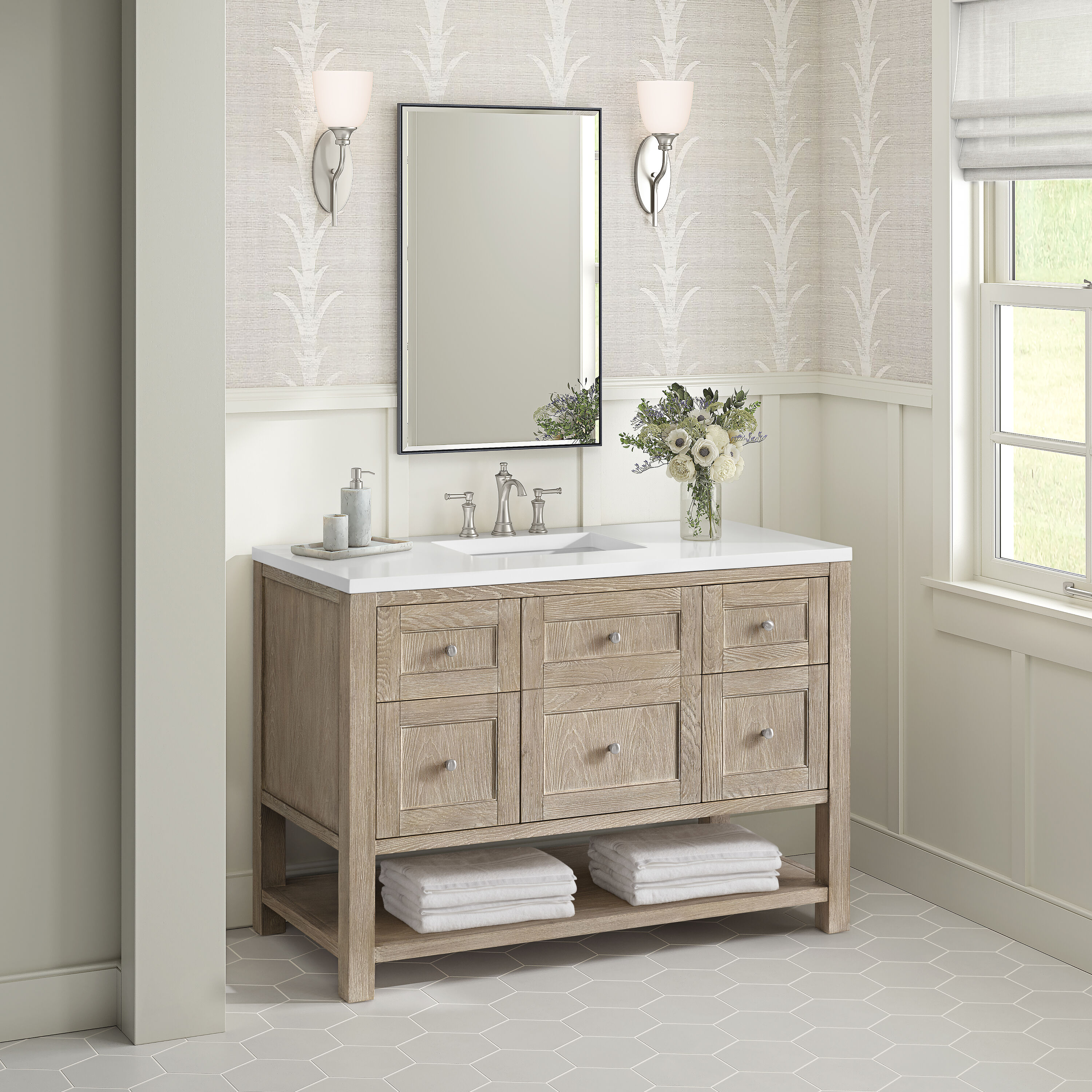 James Martin Vanities 330-V48-WWO-3WZ Bath-Vanity-Combo - View #2