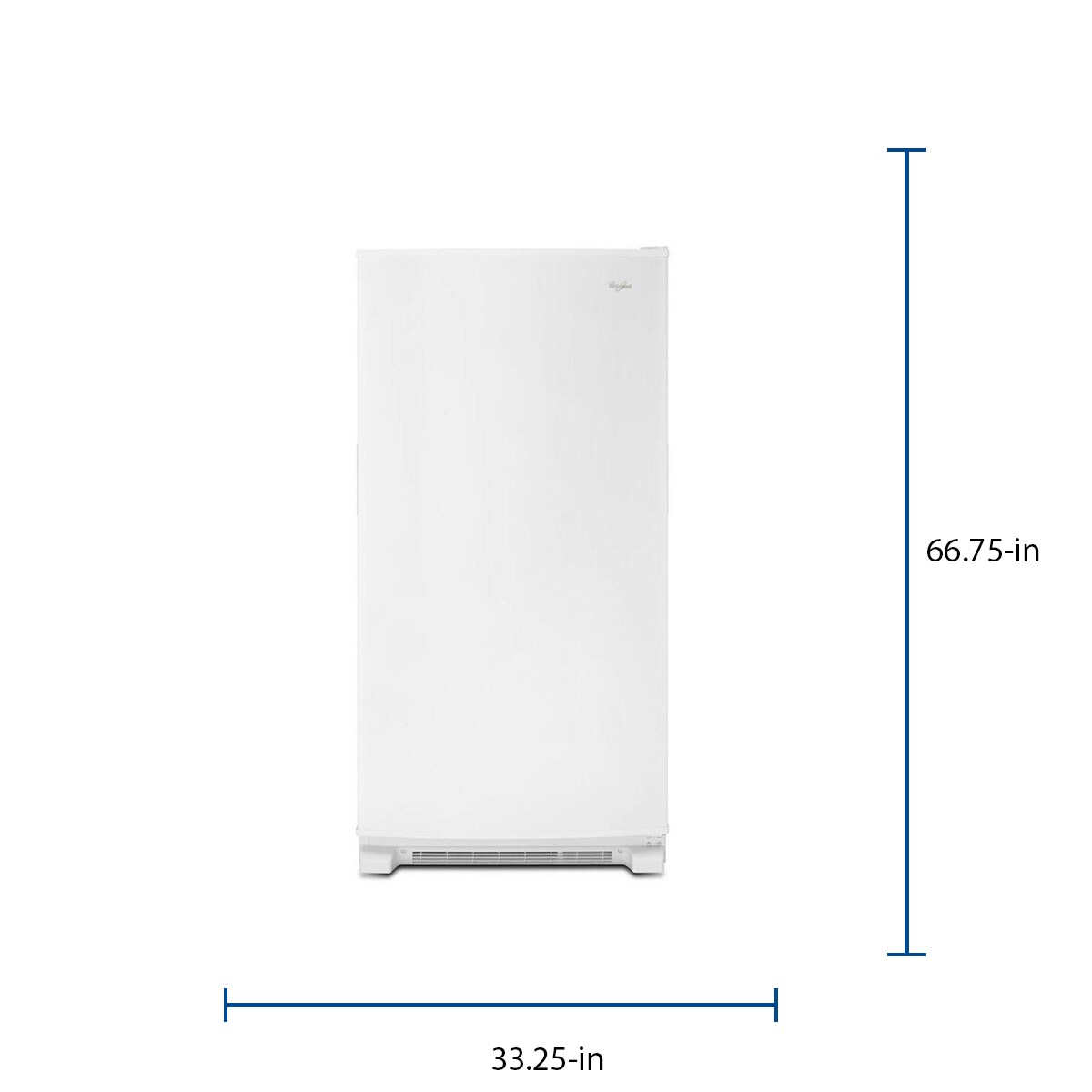 Whirlpool 19.65-cu ft Frost-free Upright Freezer (White)