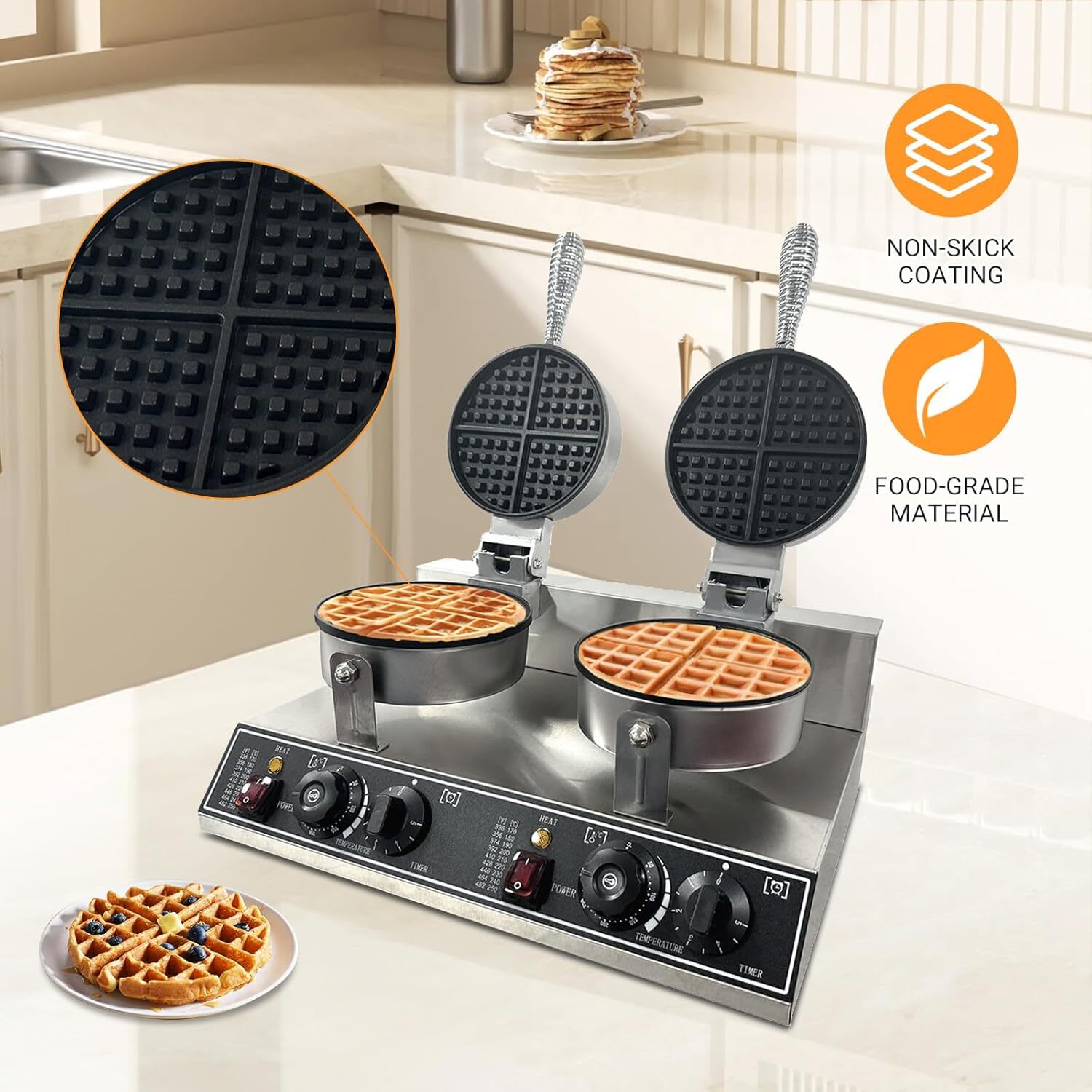 Qeetex GGL-PHO-15AKUTQ3 Waffle-Makers - View #2