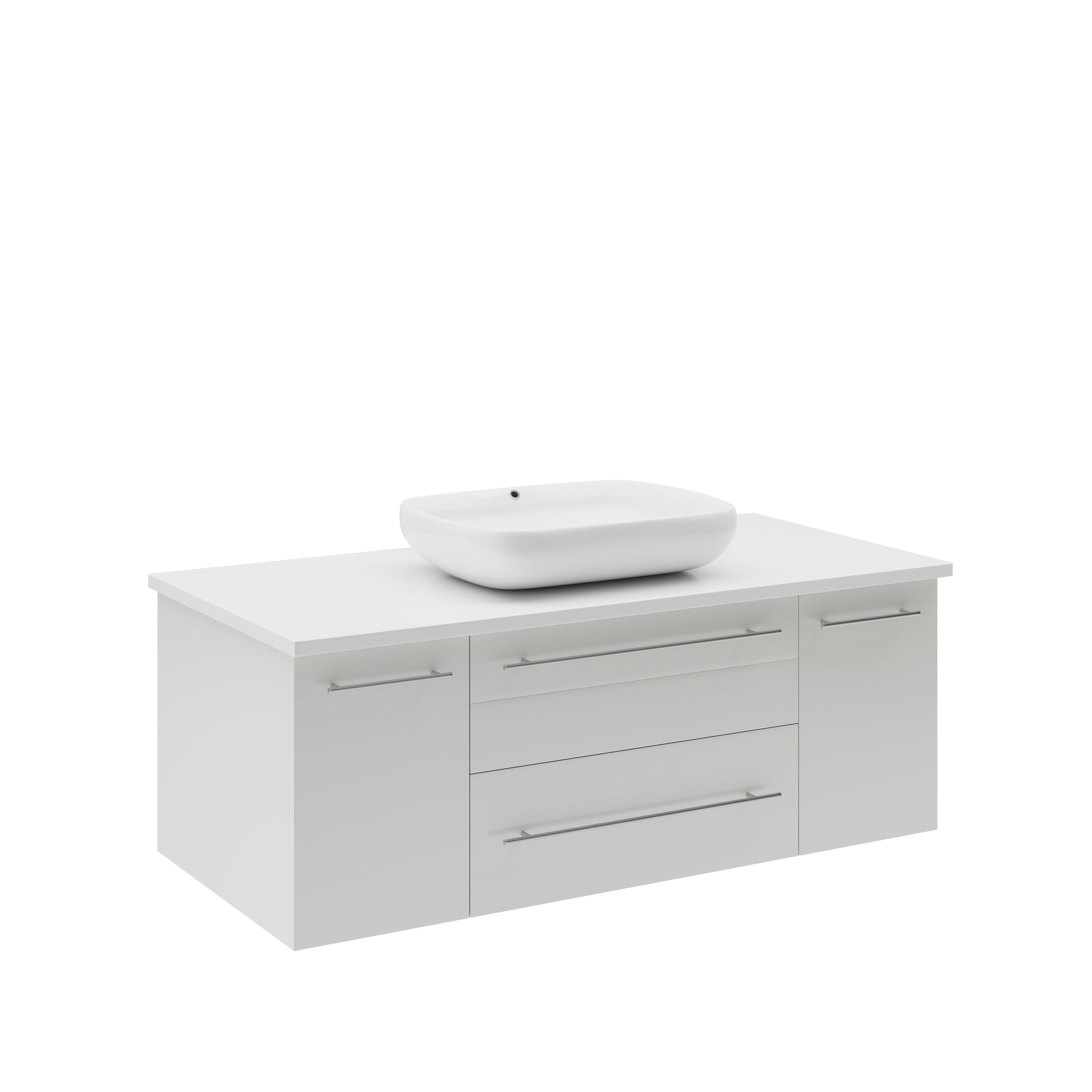 Fresca FCB6142WH-VSL-CWH-V Bath-Vanity-Combo - View #2