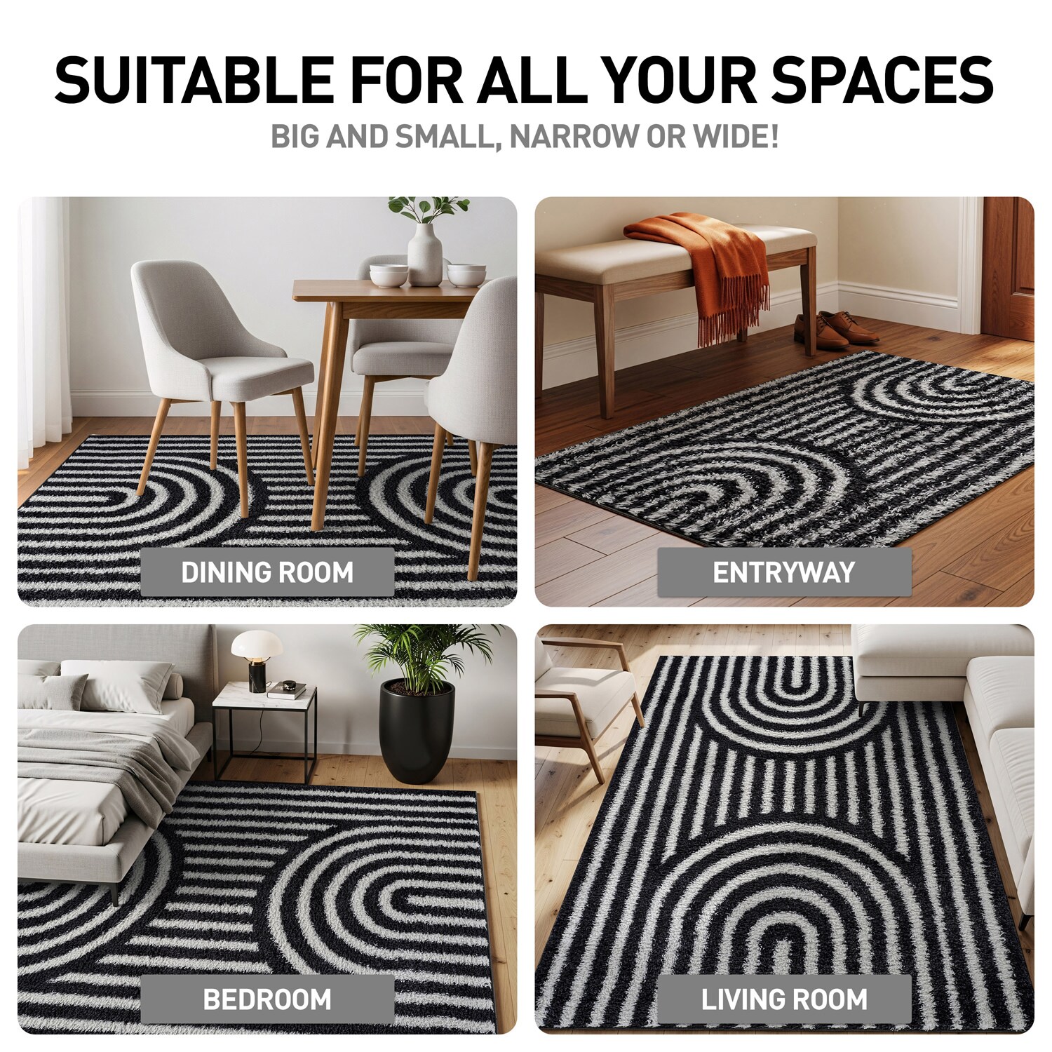 World Rug Gallery WR121ANTHRACITE4X6 rugs - View #8