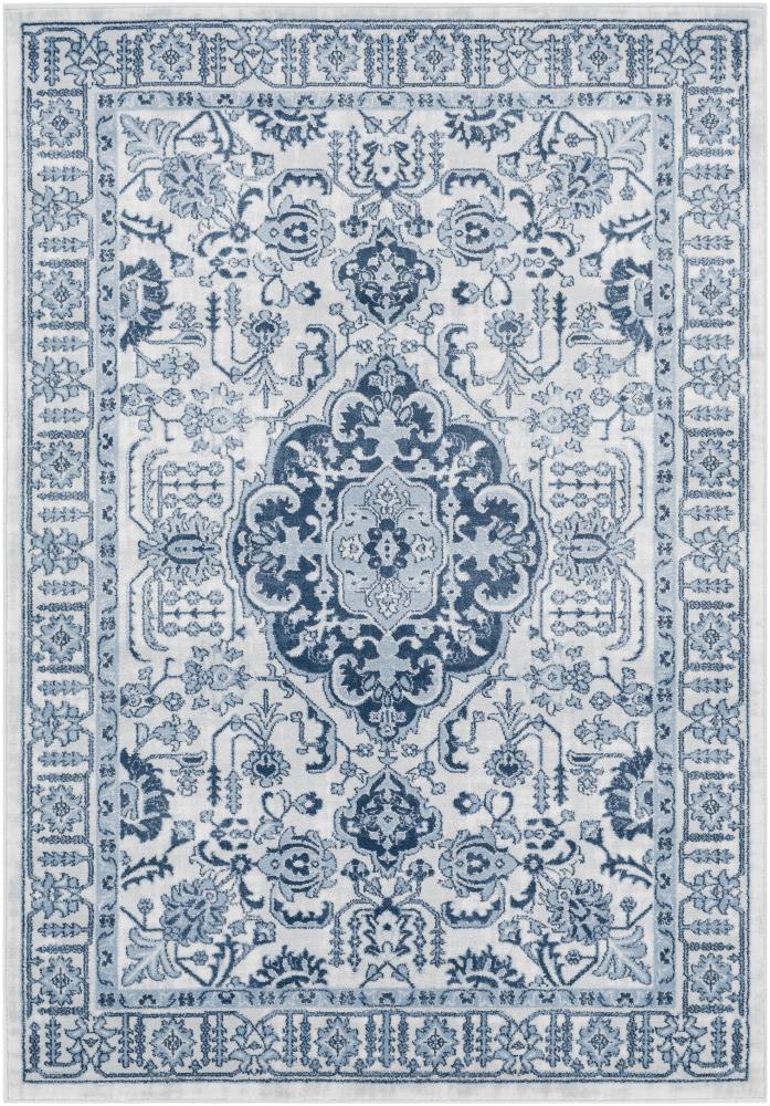 Surya Nova 8 X 10 (ft) Blue Medallion Oriental Area Rug At Lowes.com