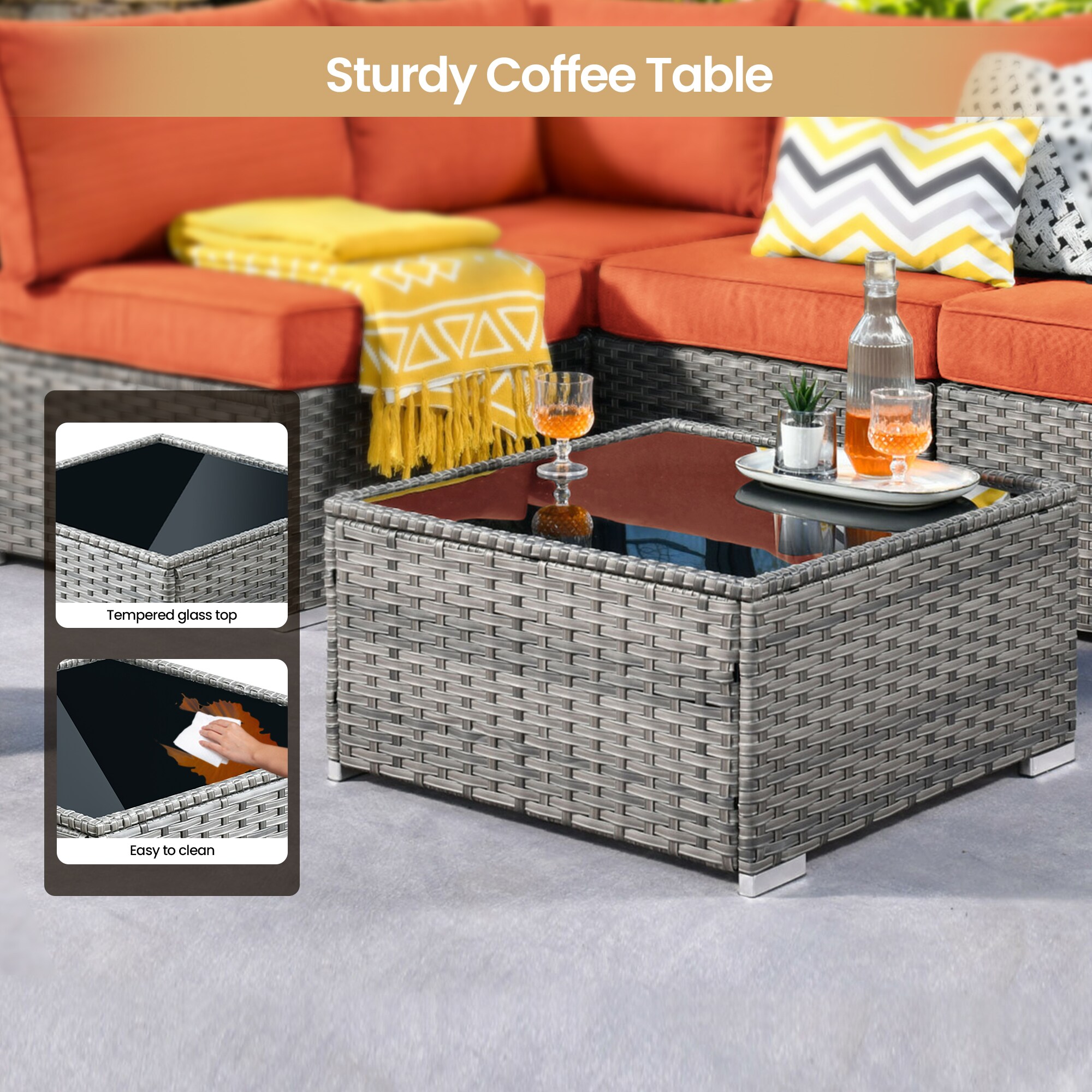 Pouuin SCFPGRSHOP800-10 Patio-Sofas-Daybeds - View #8