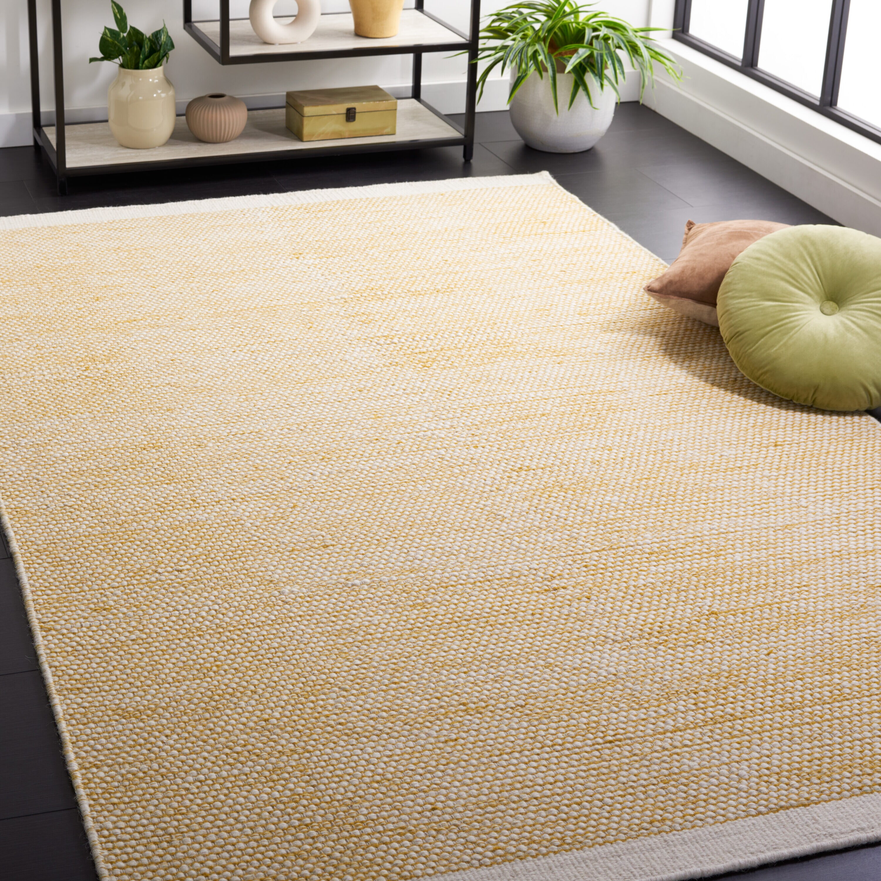 Safavieh Natura 776C Yellow Ivory 4 x 6 Rectangular Area rug