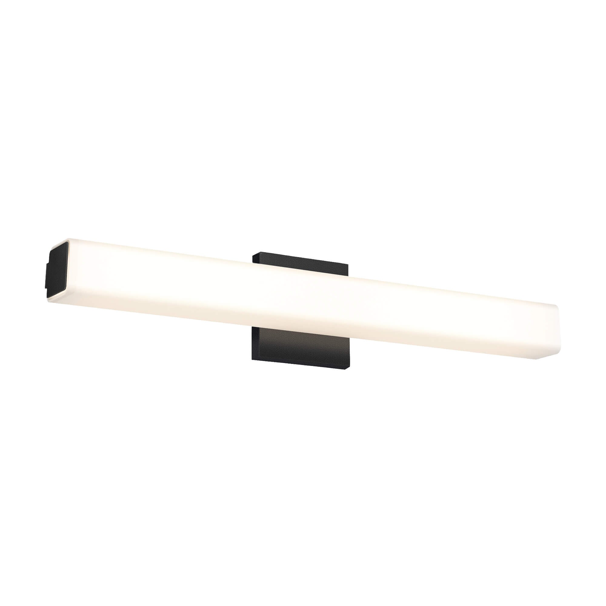DALS Lighting LEDVAN001-CC-24BK Nobel 24-in 1 -Light Matte Black Integrated LED Modern/contemporary Vanity light
