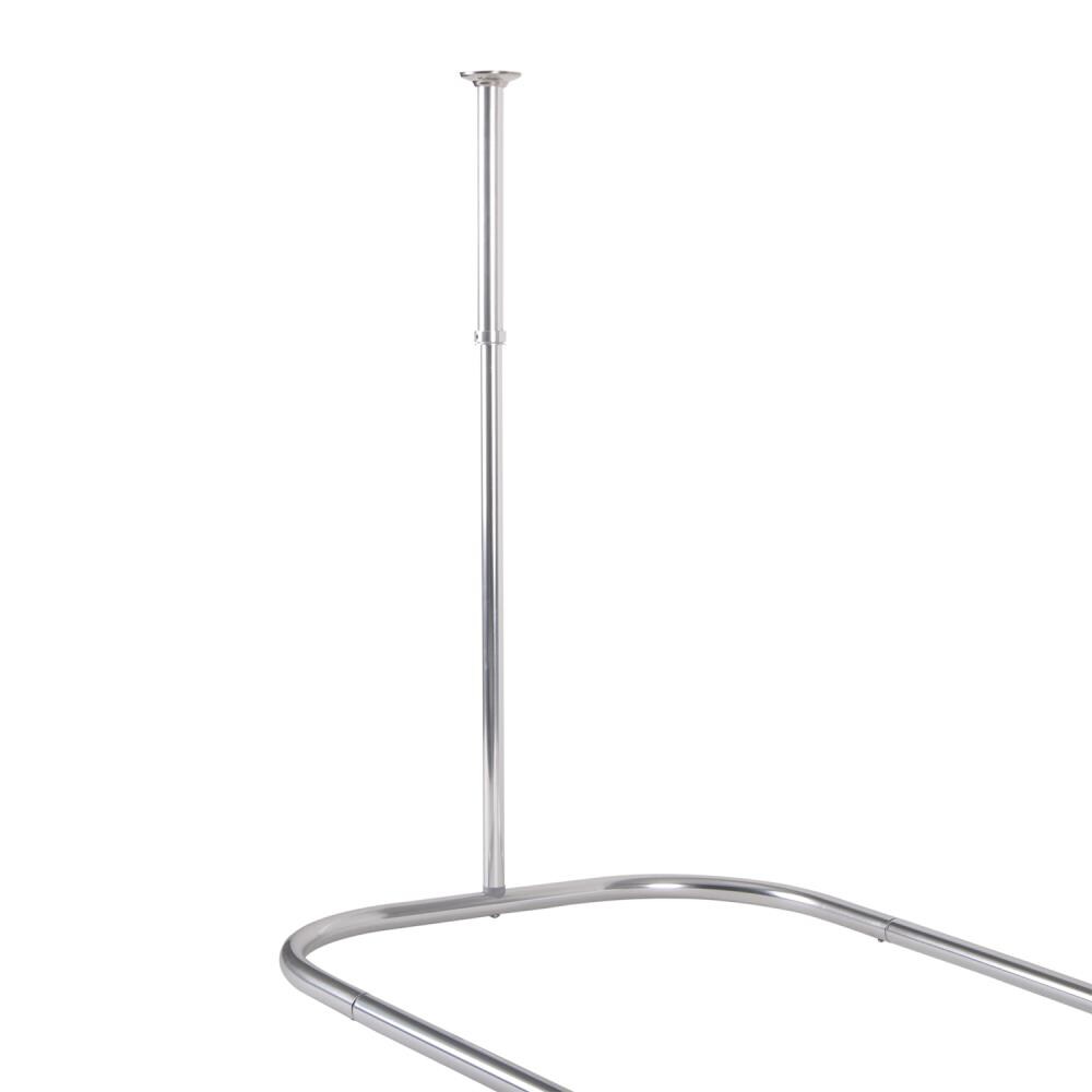 Buoluty Clawfoot Tub Shower Caddy(Shower Rod Not Included),Clawfoot Tub  Accessories,Tub Caddy,SUS304 Stainless Steel Shower Shelves,Clawfoot Tub  Soap