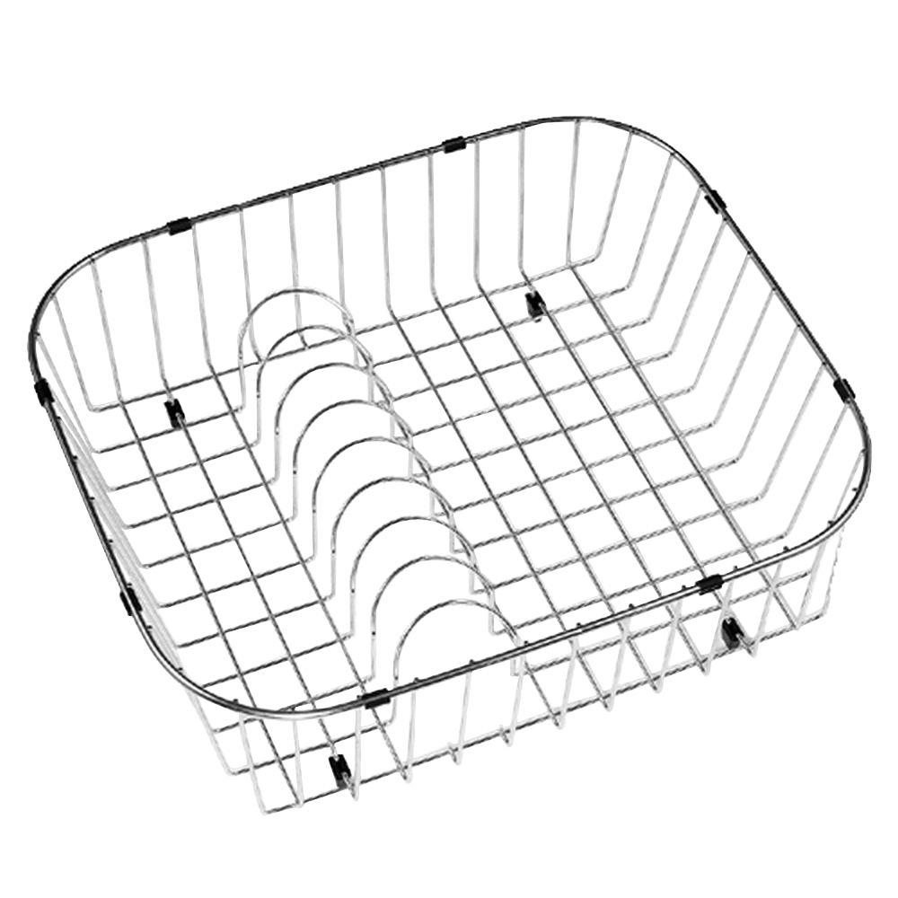 Rubbermaid 13.8-in W x 17.6-in L x 5.93-in H Metal Dish Rack in