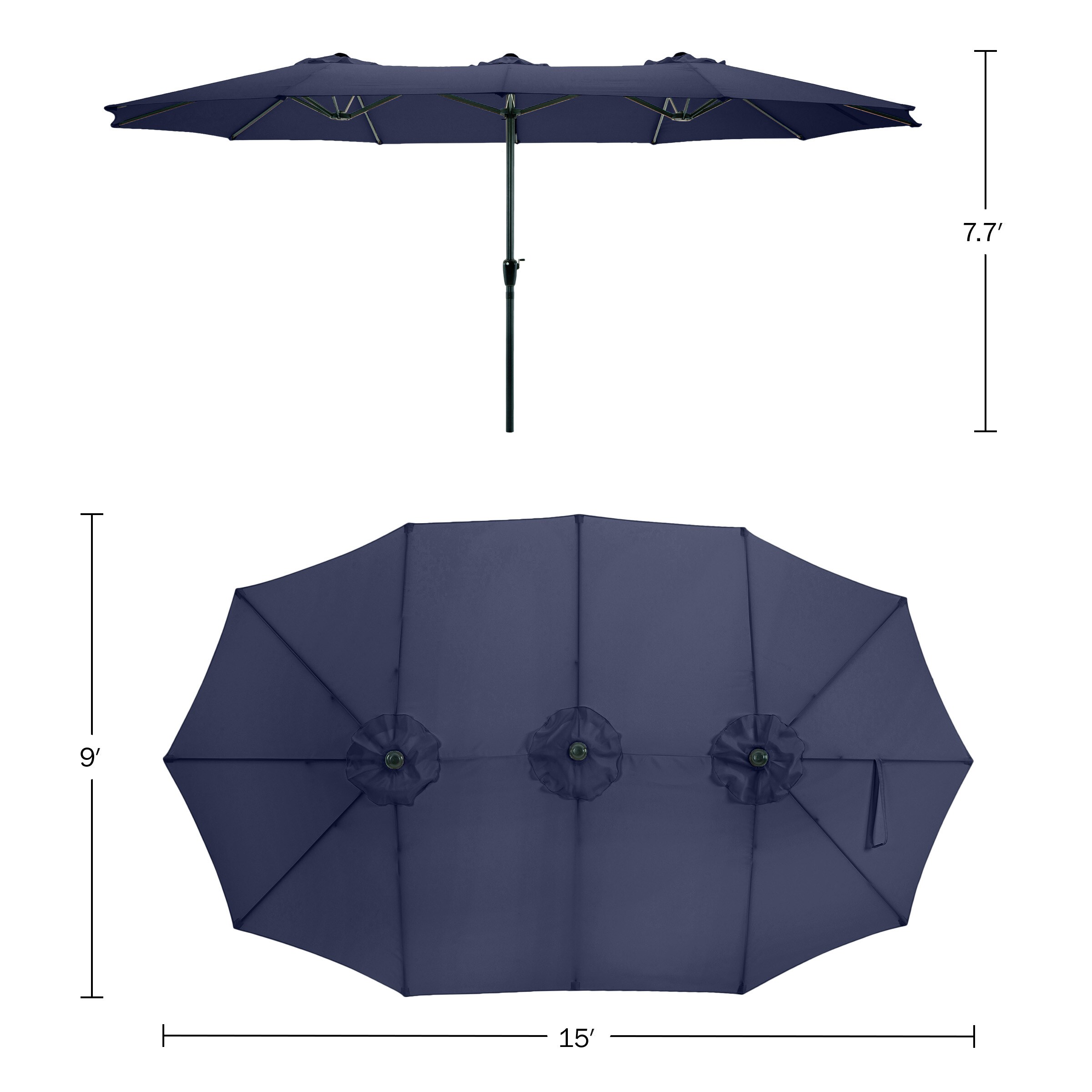 Pure Garden 50-LG1284 Umbrellas-2 - View #2