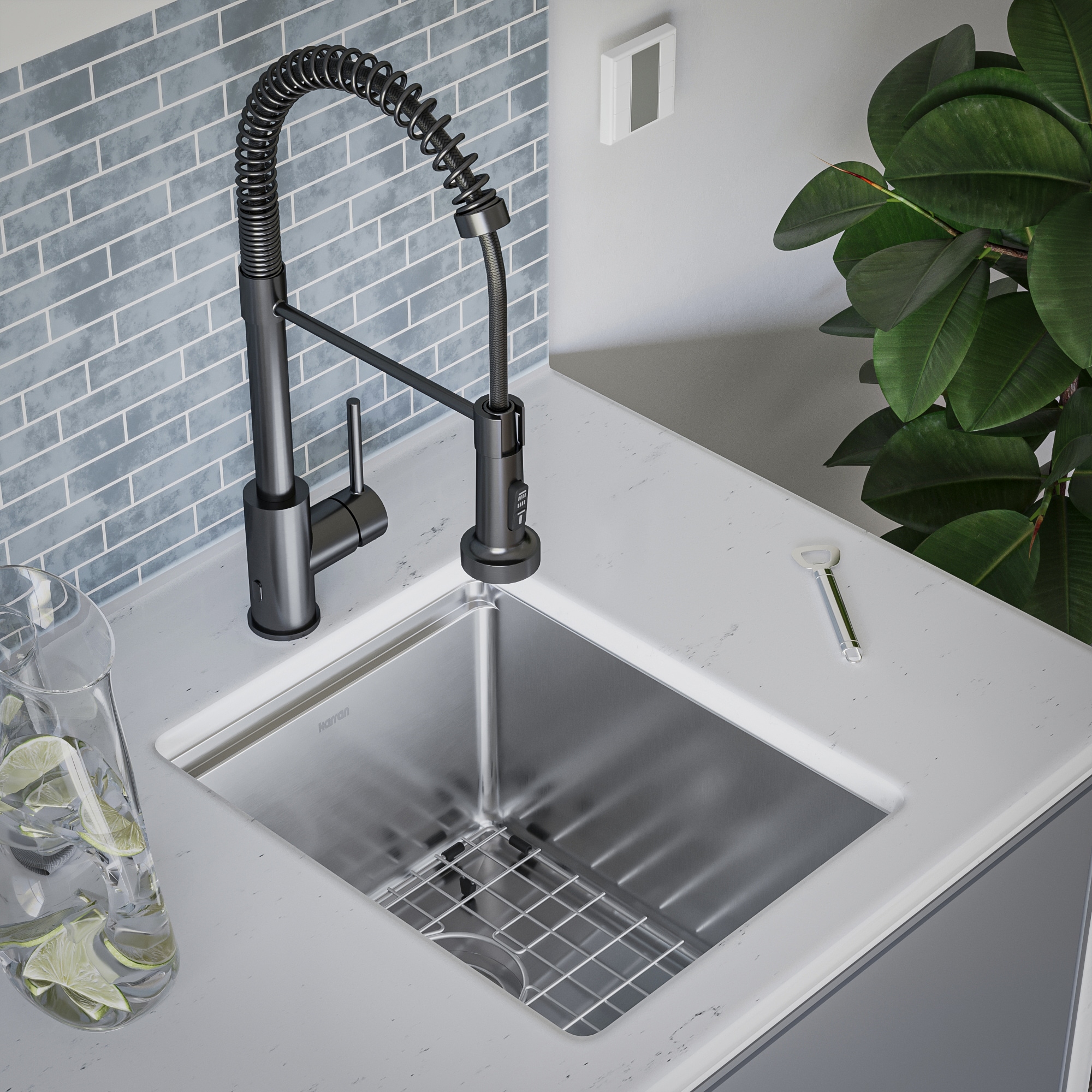 Karran WS-31-PK1 Kitchen-Sinks - View #2