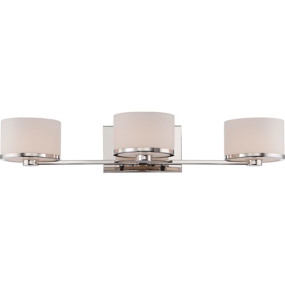  LW-SC533350 26-in 3-Light Polished Nickel Traditional Vanity Light Bar