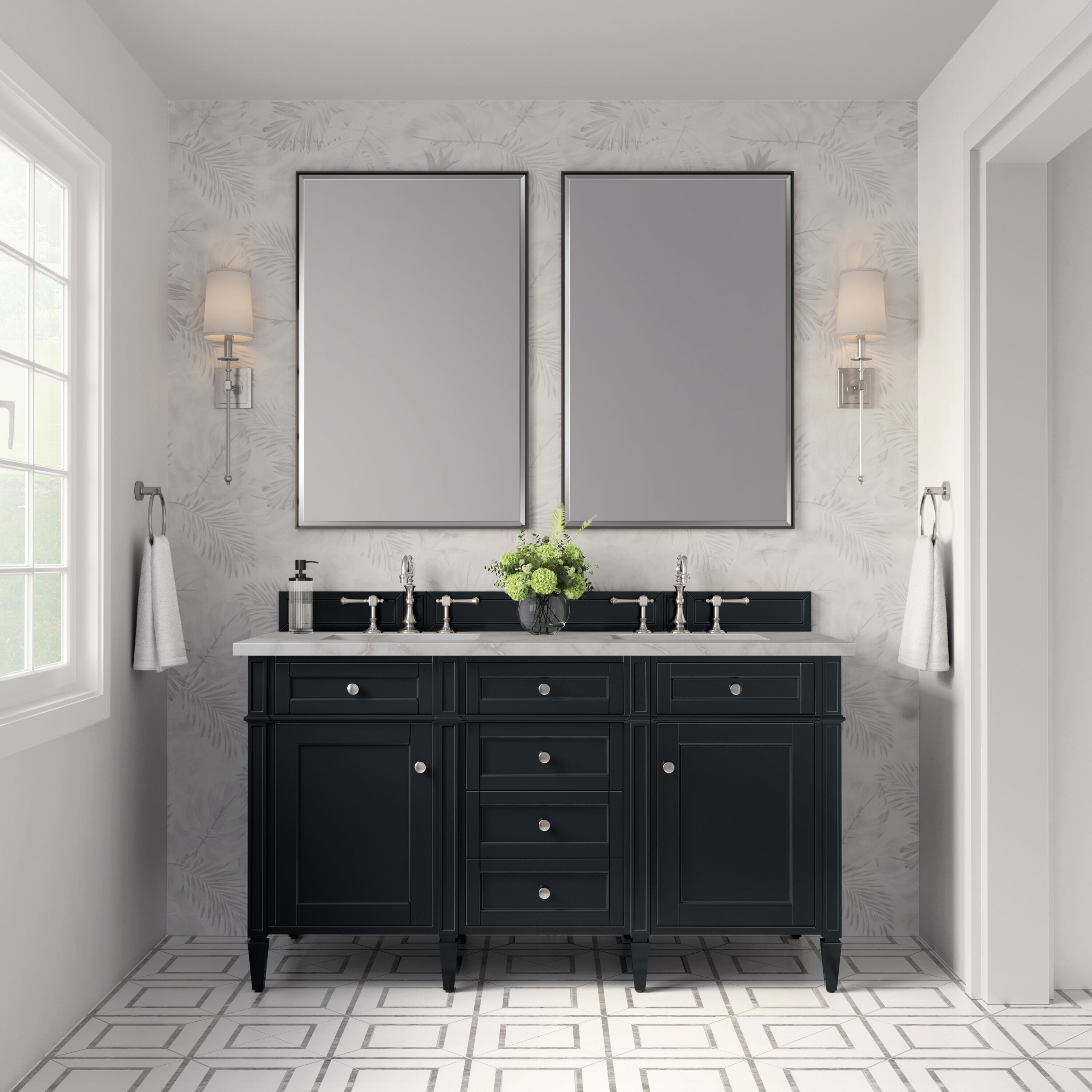 James Martin Vanities 650-V60D-BKO-FVSL Bath-Vanity-Combo - View #5