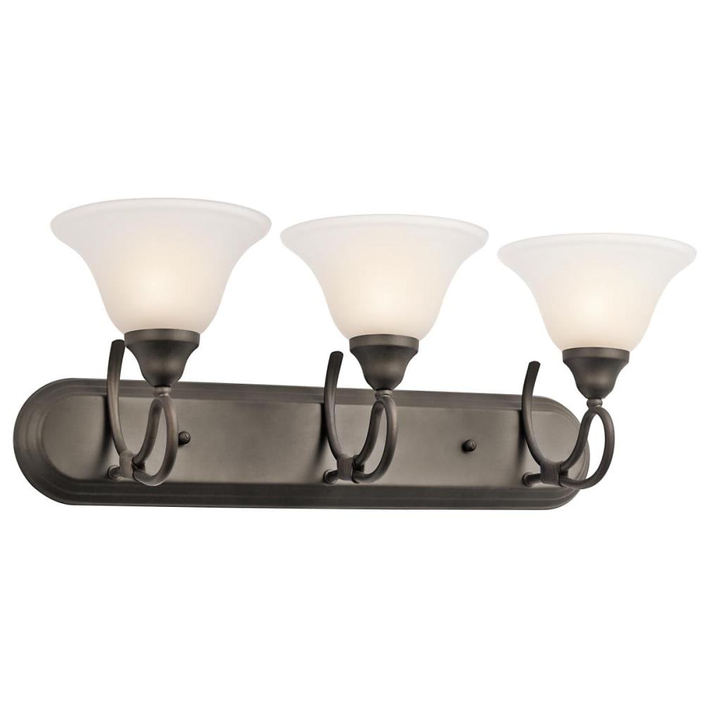 Kichler 5558OZ Stafford 3-Light Olde Bronze Transitional Vanity Light
