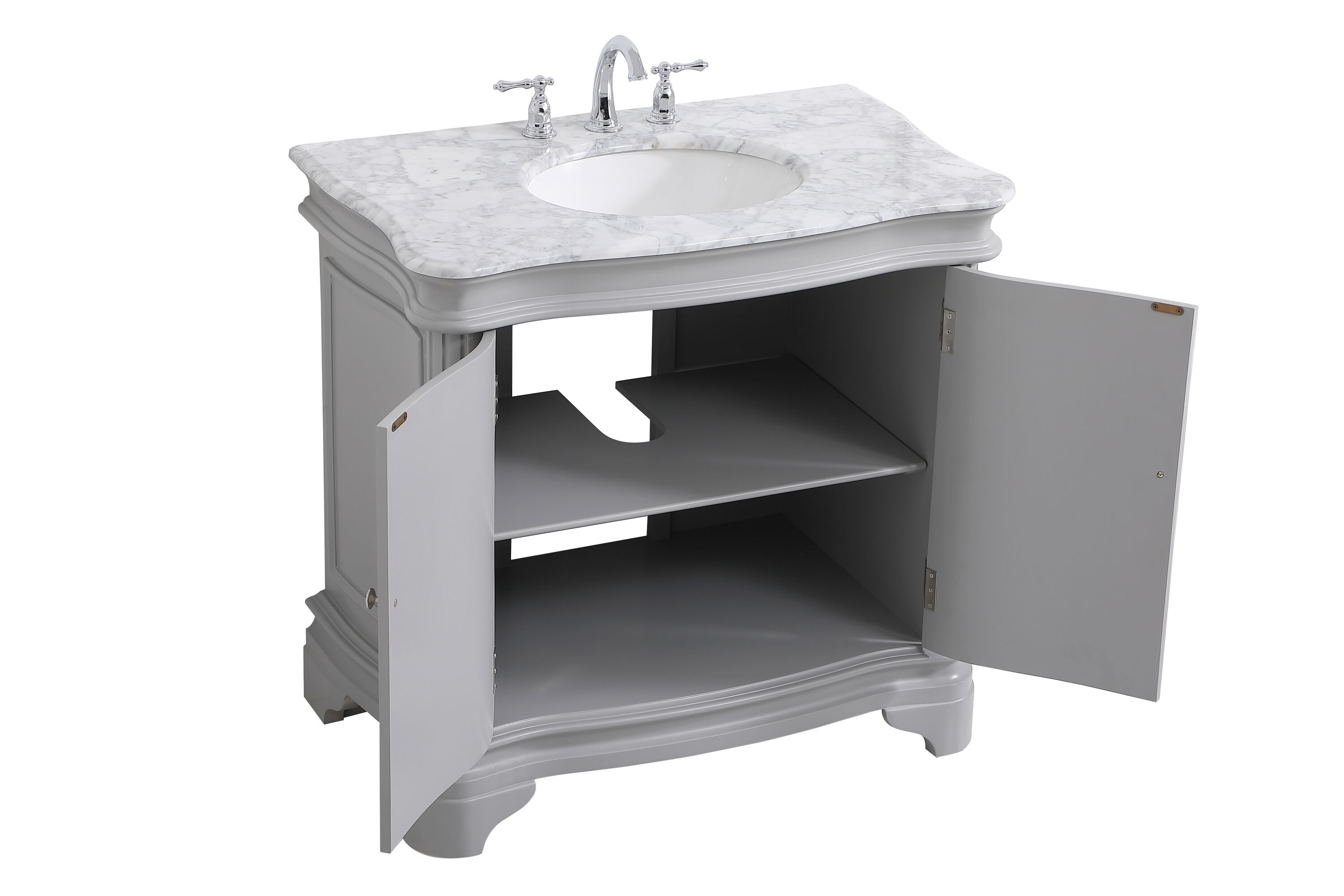 Elegant Decor HF156108GR Bath-Vanity-Combo - View #9