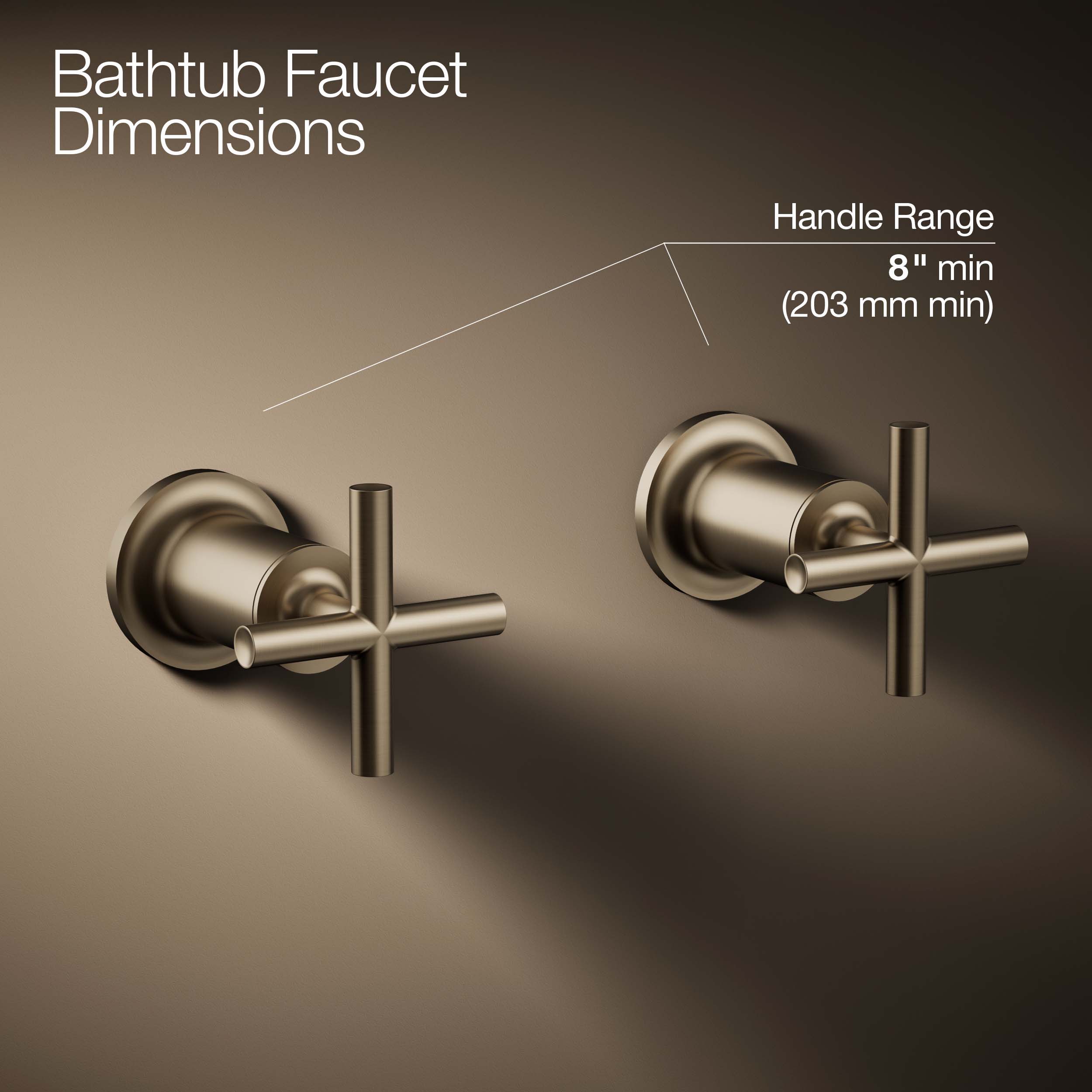 KOHLER T14429-3-BV Bathtub-Handles - View #3