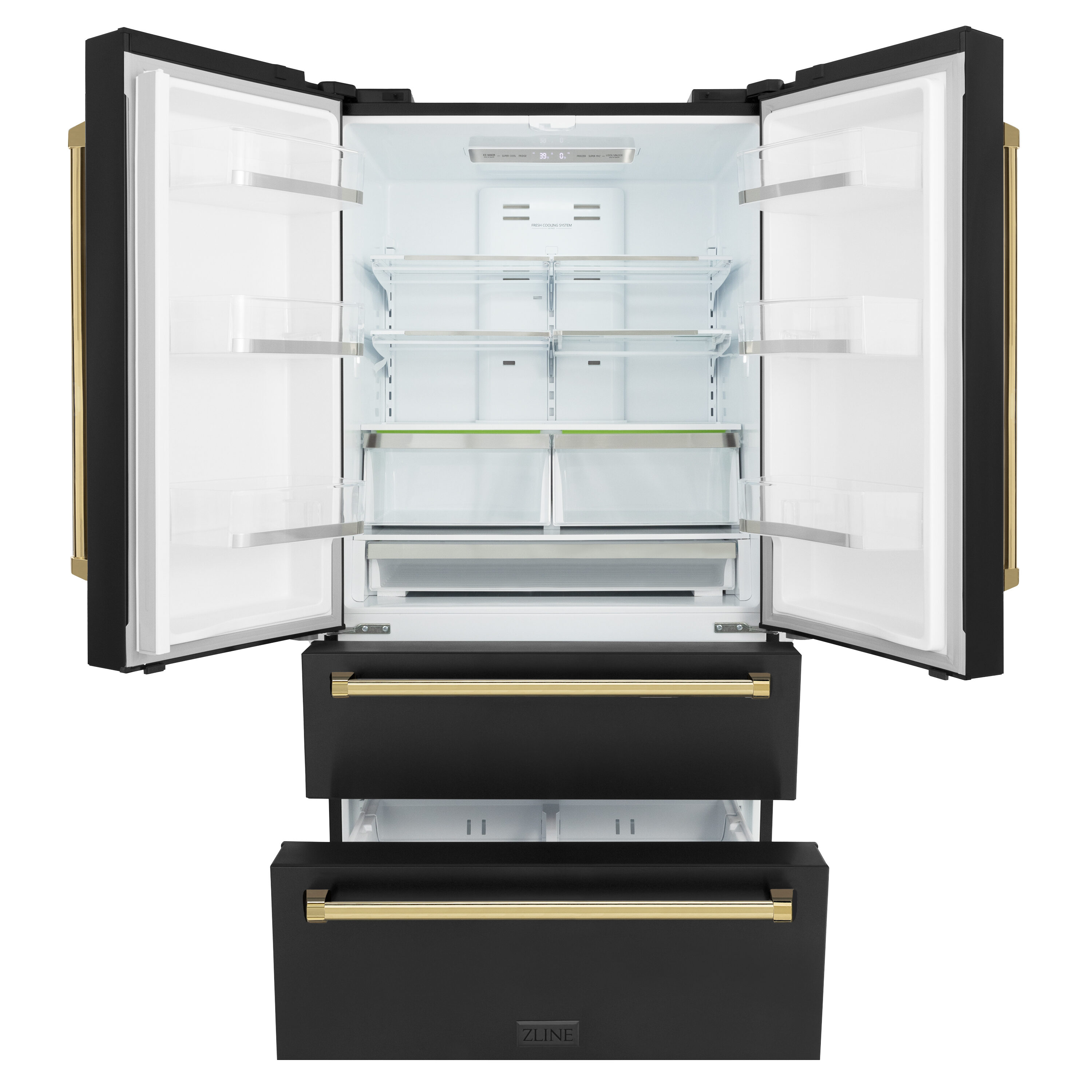 ZLINE KITCHEN & BATH RFMZ-36-BS-G French-Door-Refrigerators - View #4