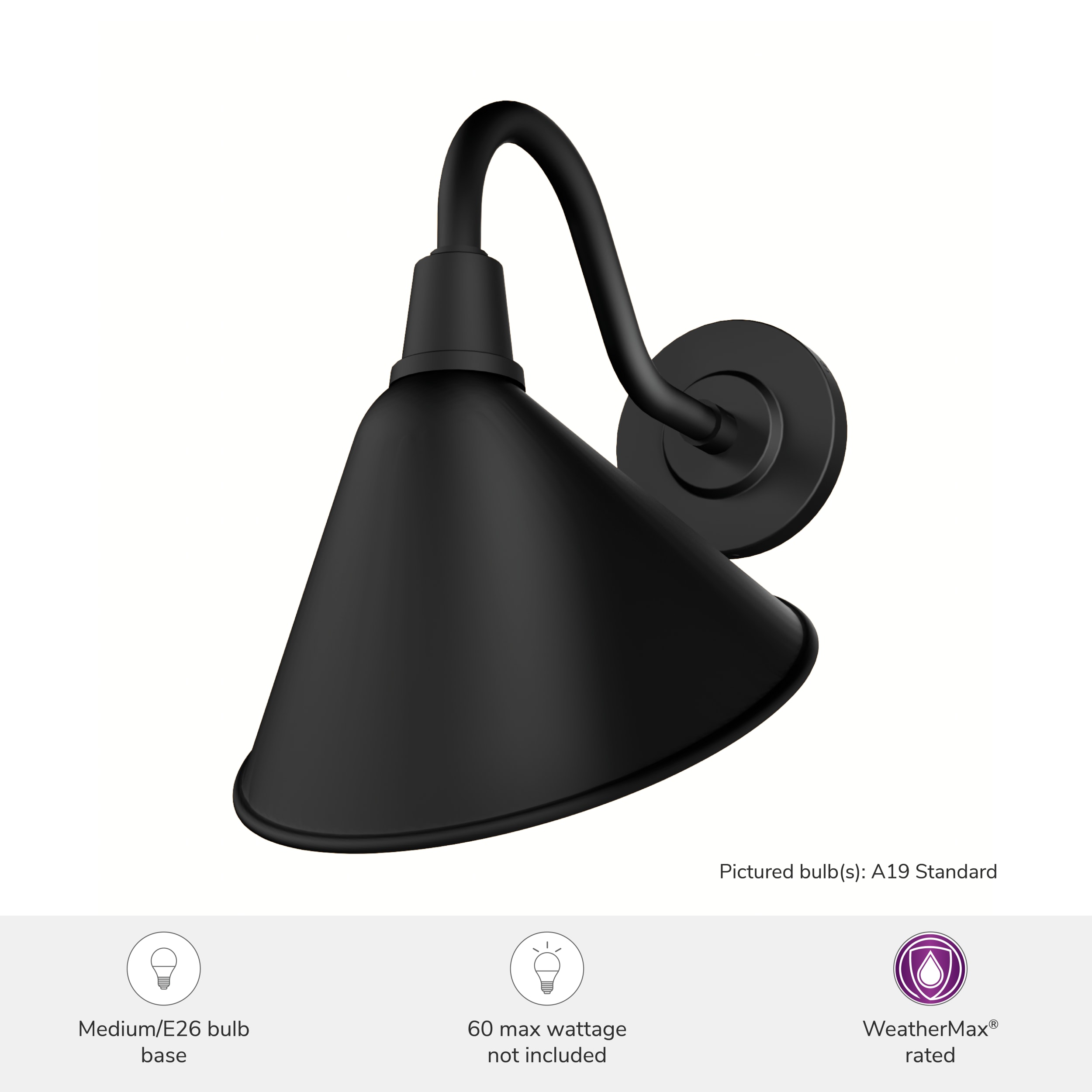 Hunter 46010 Outdoor-Wall-Lighting - View #5
