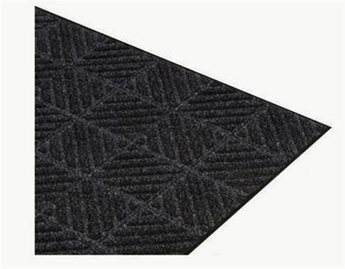 Apache Mills, Inc. Rib carpet runner 36-in W Cut-to-Length Black