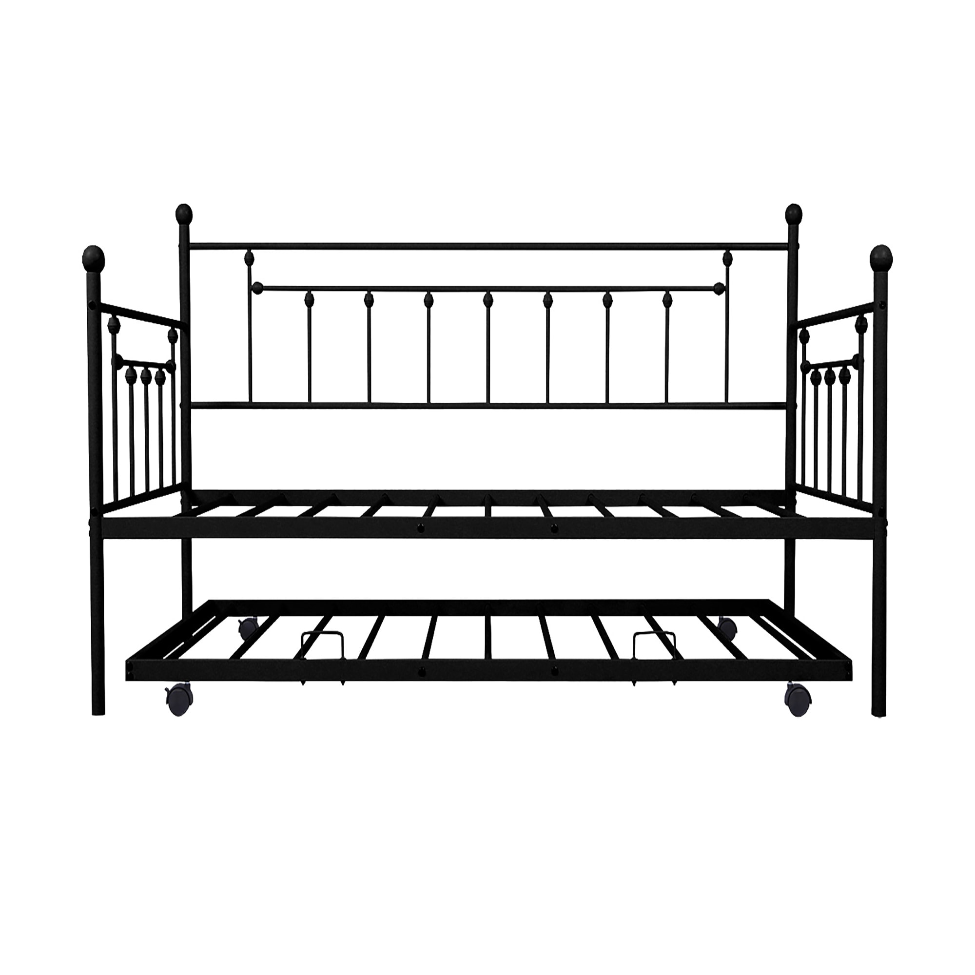Sumyeg IC-W42721073 Black Twin Metal Daybed Bed