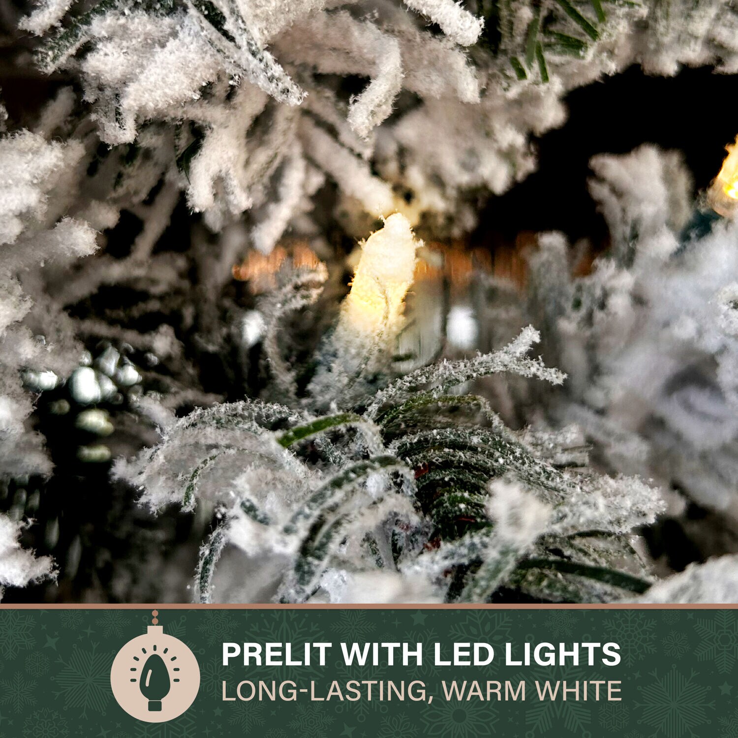 Fraser Hill Farm FFMP024W-5SN Artificial-Christmas-Wreaths - View #3