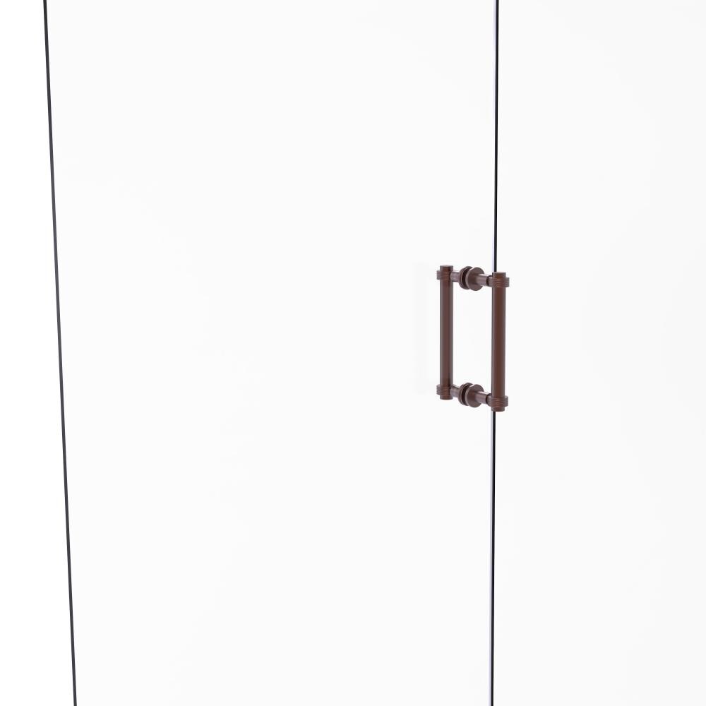 Allied Brass 404G-8BB-CA Antique copper 8-Inches Hinged shower door Handle