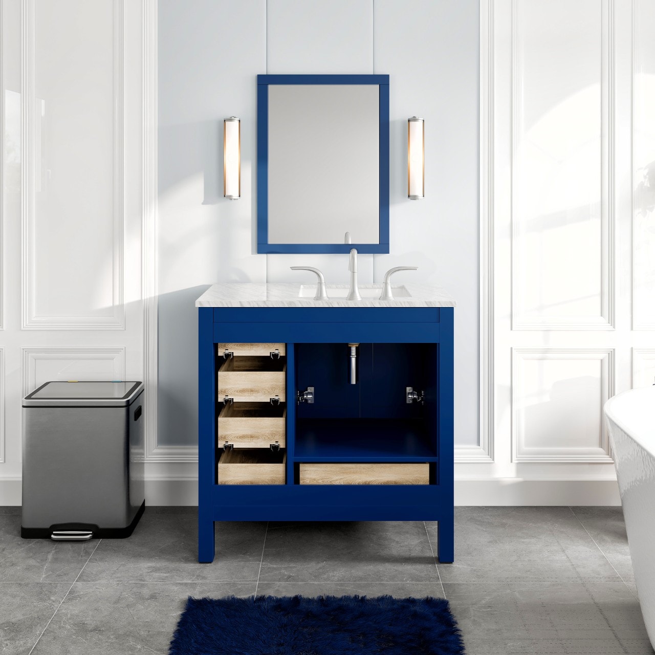 Eviva EVVN412-36BLU Bath-Vanity-Combo - View #6