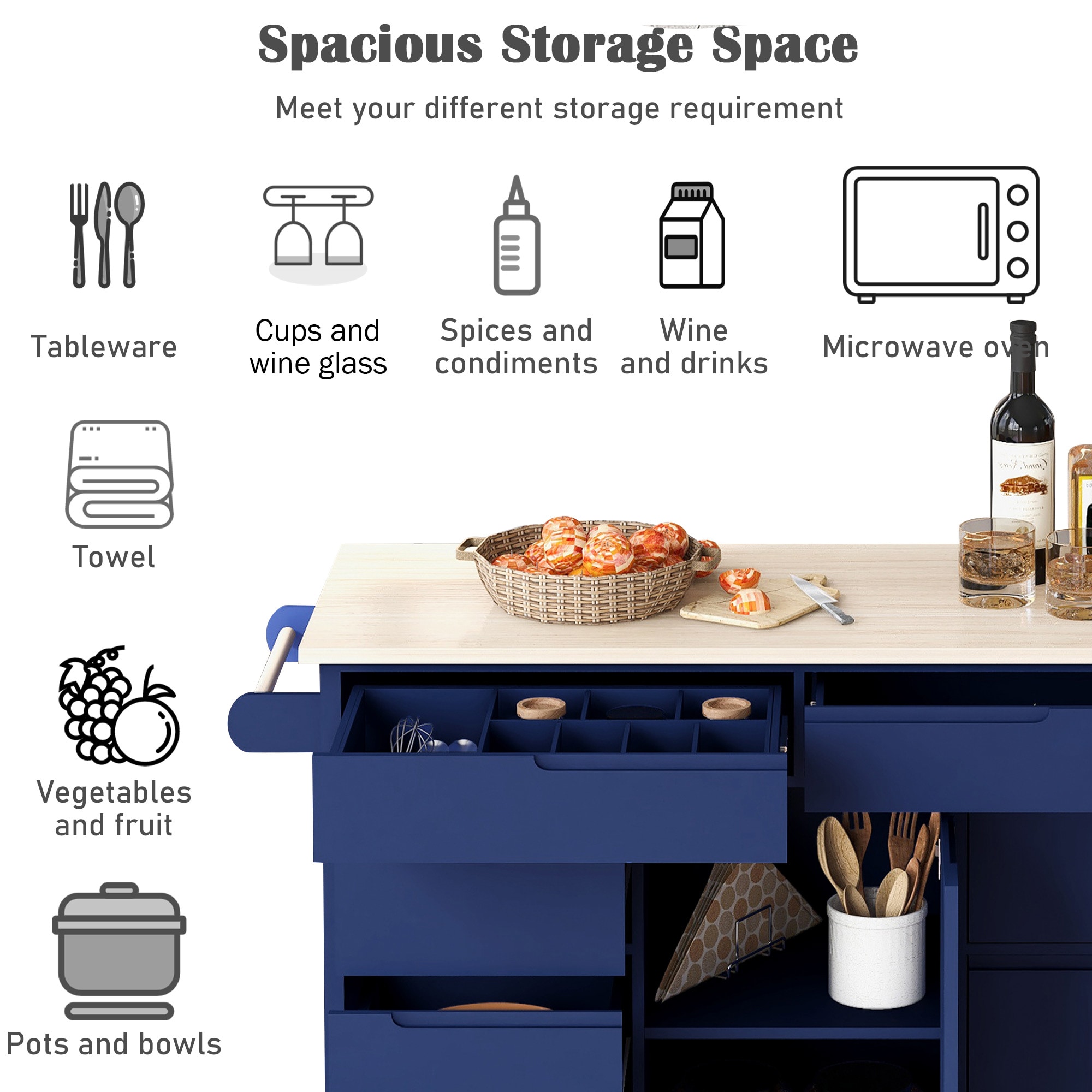 SINOFURN SYB260014BL Kitchen-Furniture - View #2