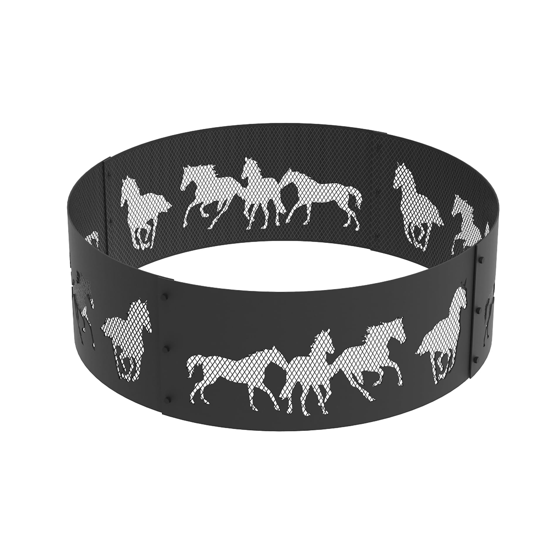 Blue Sky Outdoor Living FR36HRS01 Horse Round Fire Rings