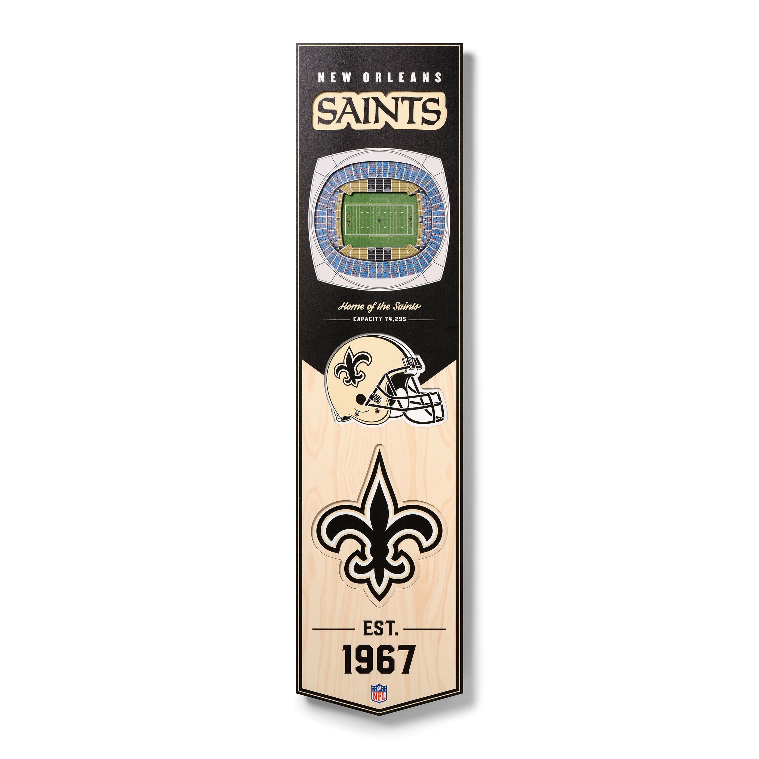 New Orleans Saints Pennant Set Mini 8 Piece