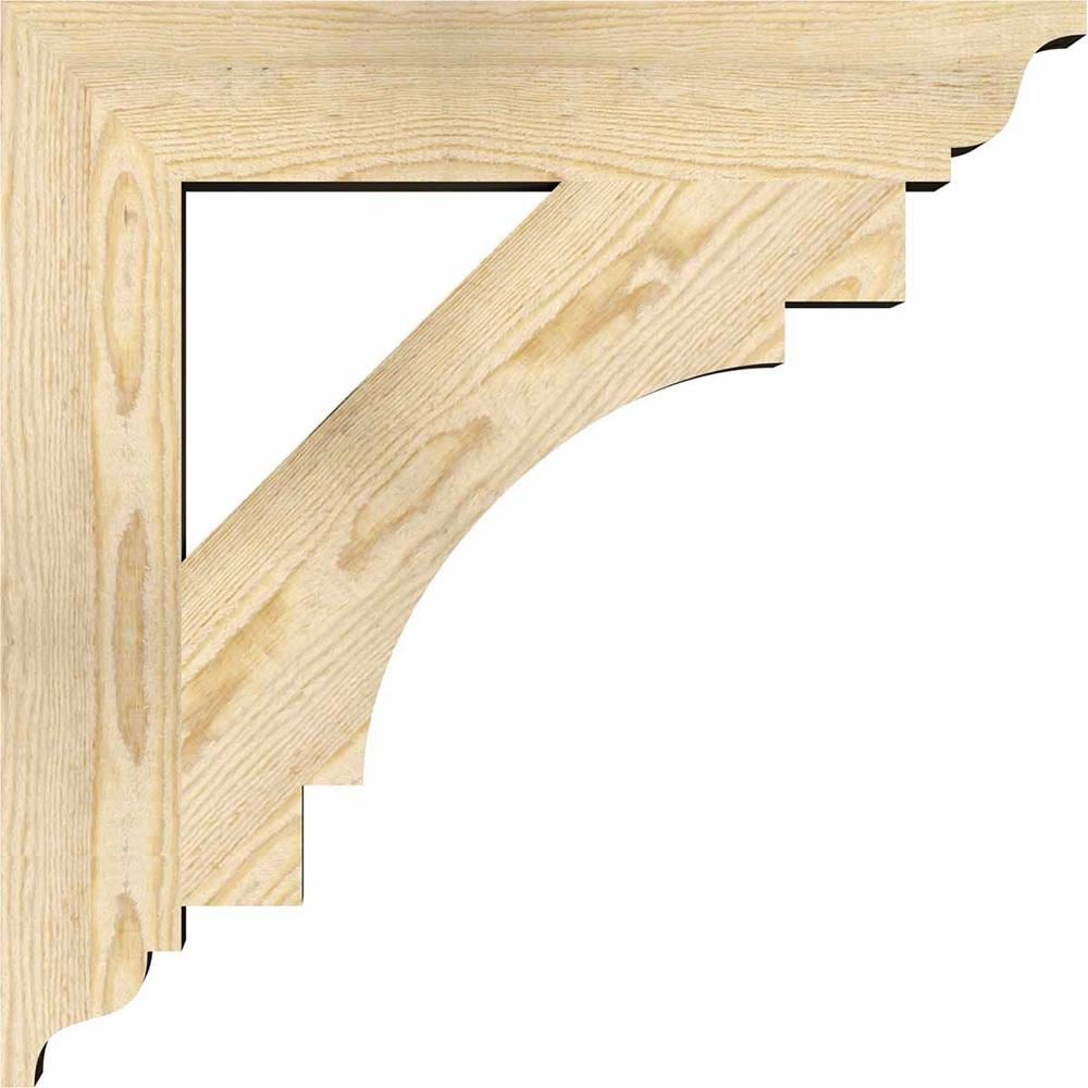 Ekena Millwork BKT04X24X24MRC01RDF Exterior-Brackets-Braces - View #3