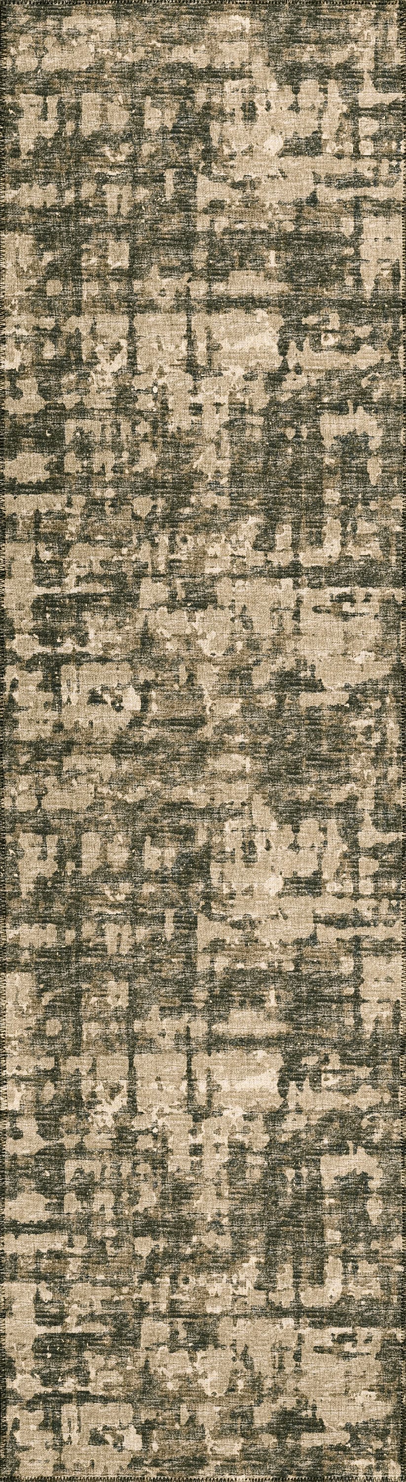 Addison Rugs ABV35EA2X8 Bravado 2 x 8 (ft) Chenille Earth Rectangular Indoor/Outdoor Abstract Southwestern Machine washable Runner rug