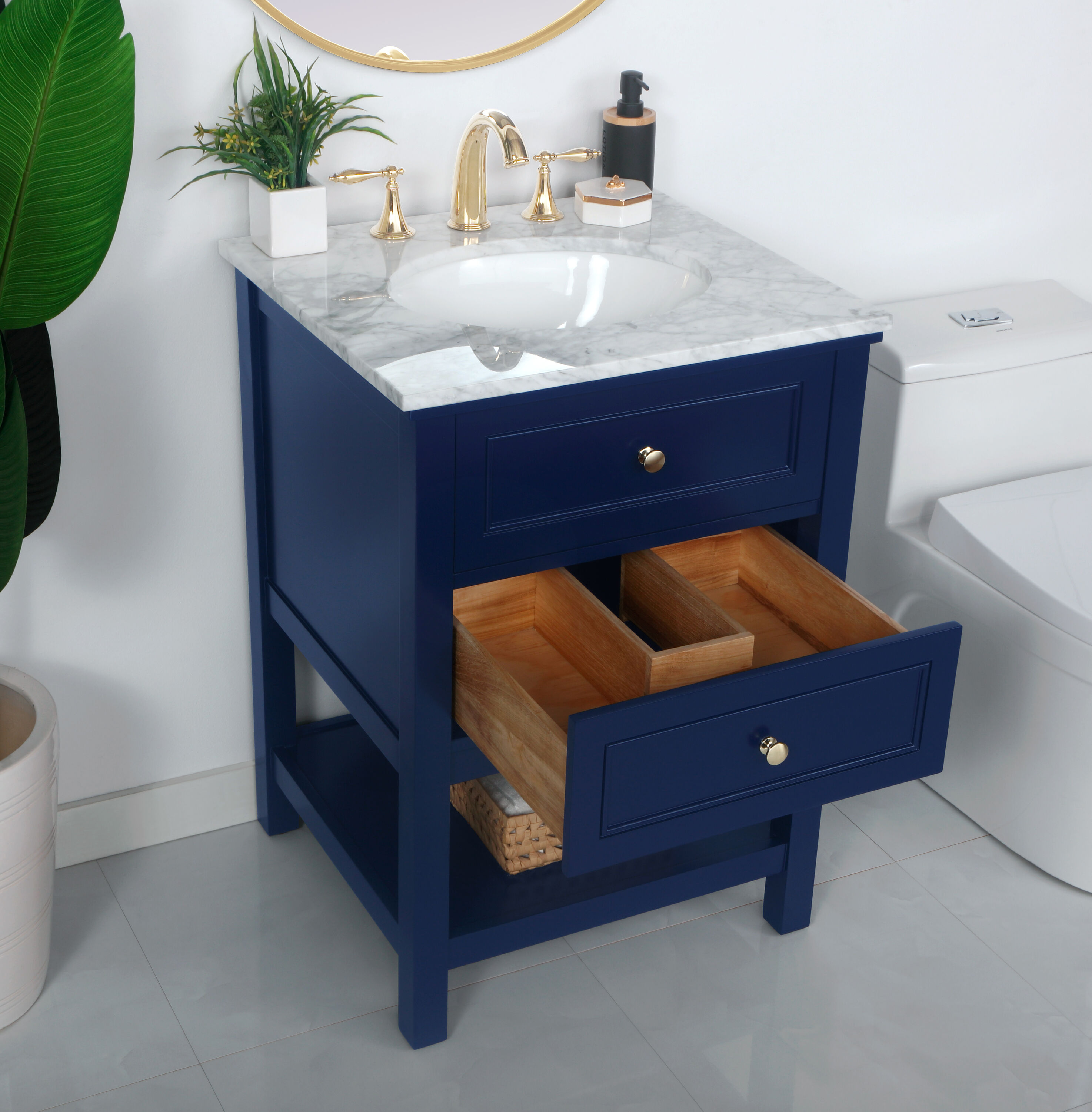 Elegant Decor HF81072BL Bath-Vanity-Combo - View #5