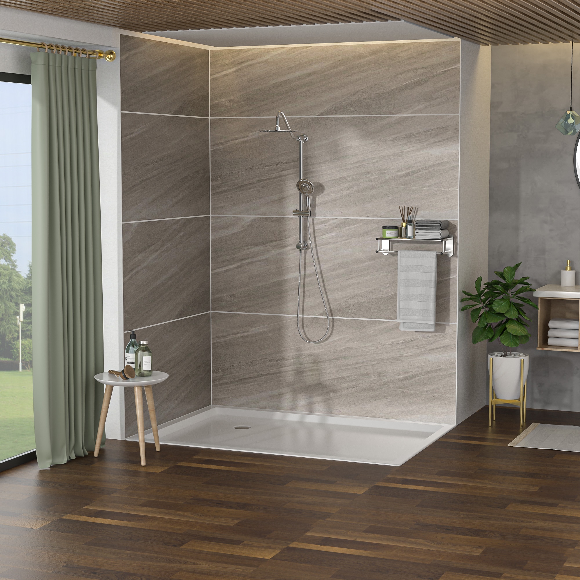 Vanityfus VFH-LS0002C Showerhead-Bar-Panels - View #2