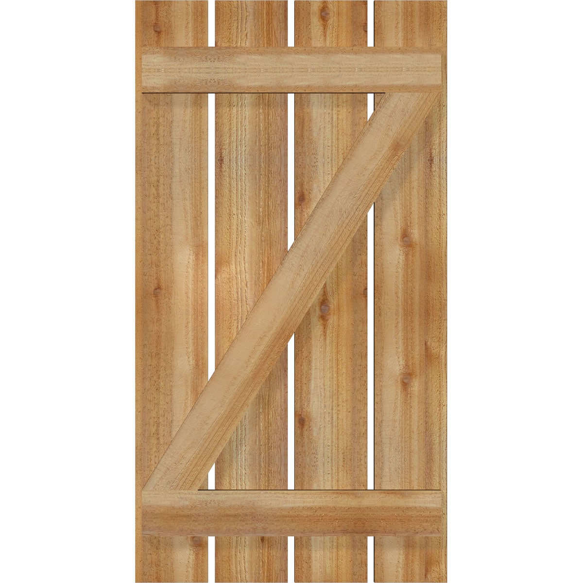 Ekena Millwork RBS06Z23X043RWR Exterior-Shutters - View #5