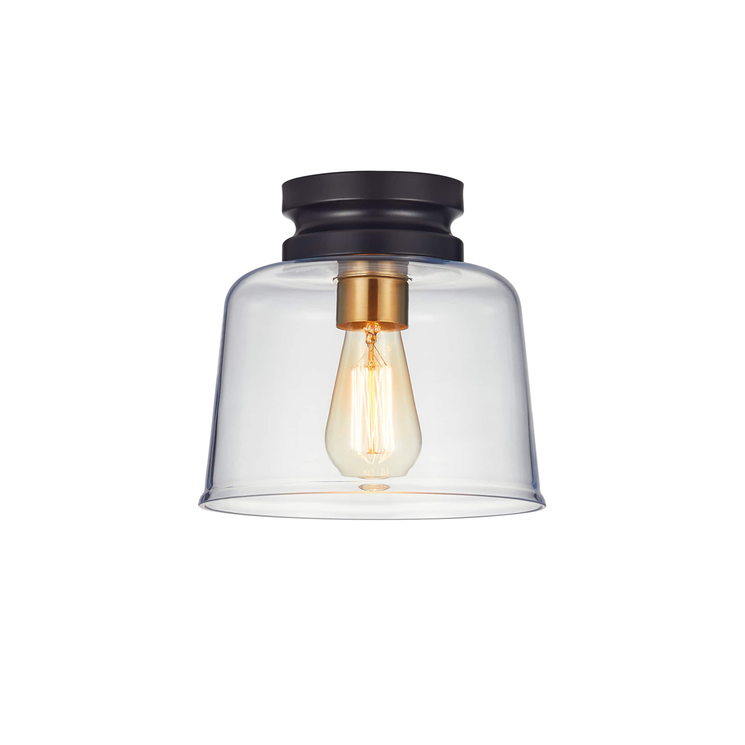 KAWOTI 21042 Geril 1.0 -Light 9-in Matte Multiple colors Flush Mount Light