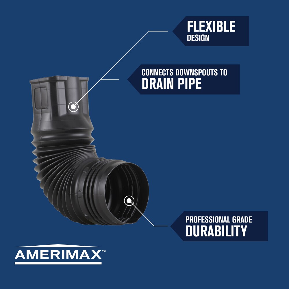 FLEX Drain By Amerimax 4-in X 3-in And 4-in 45-Degree Corrugated ...