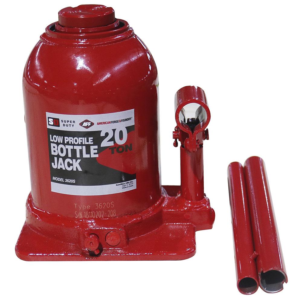 American Forge & Foundry Red 17.9-Tons Steel Rust Resistant Manual Jack in the Jacks department at Lowes.com