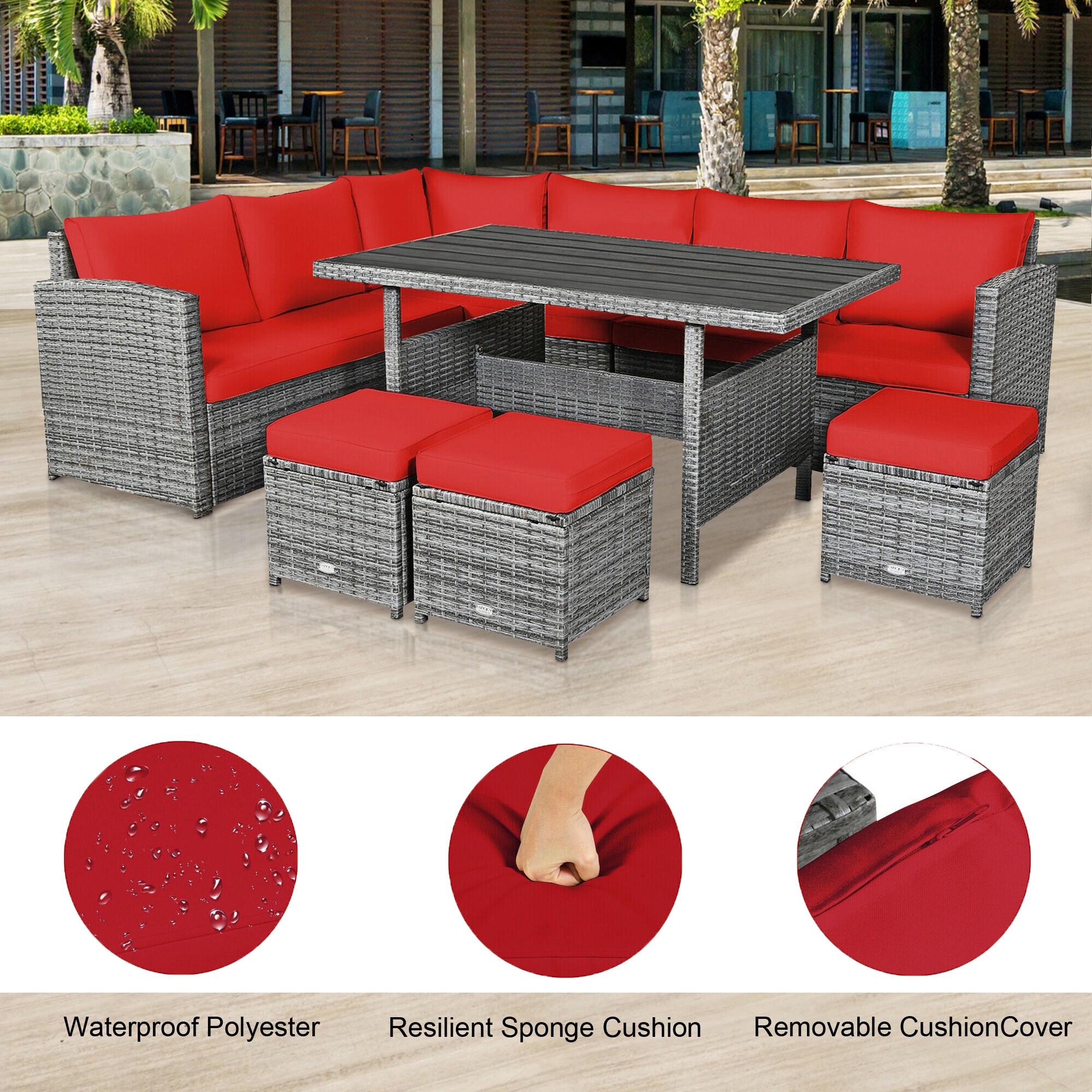 WELLFOR OUJ67190CRE+ Patio-Conversation-Sets - View #7