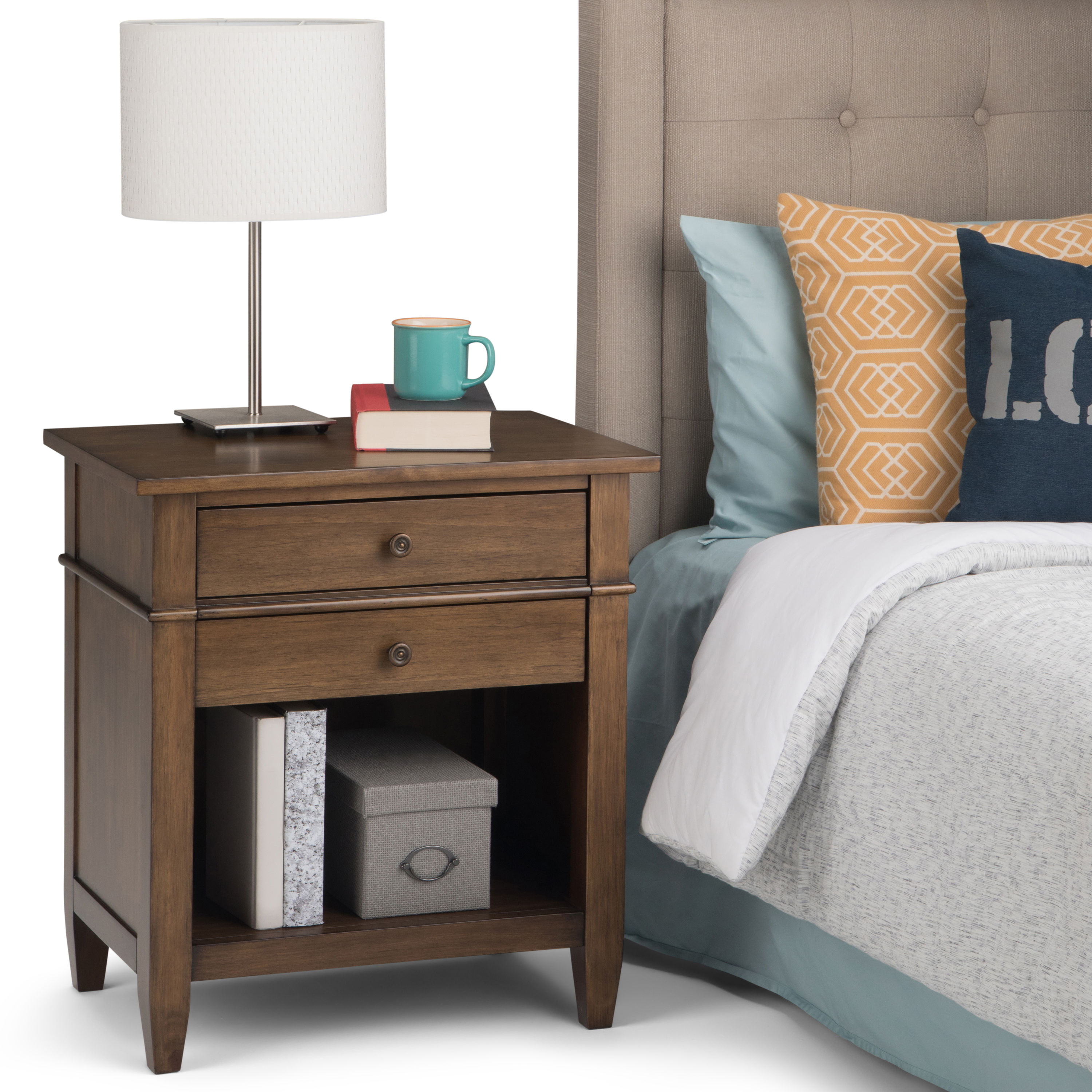 Simpli Home 3AXCCRL-11RNAB nightstands - View #10