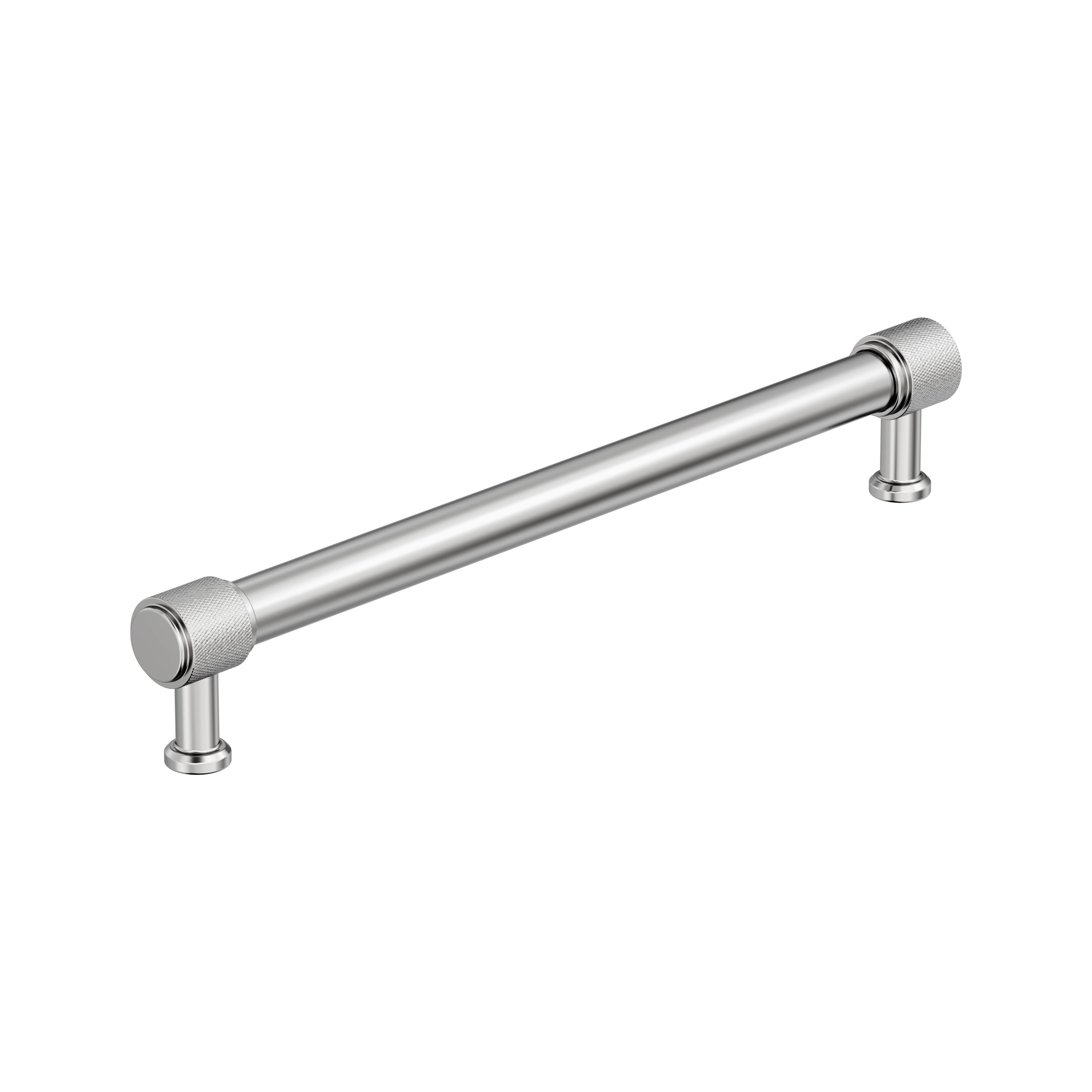 Amerock BP3775026 Faraday 12-in , 305mm Center to Center Polished Chrome Cylindrical Bar For Use on Appliances Drawer Pulls