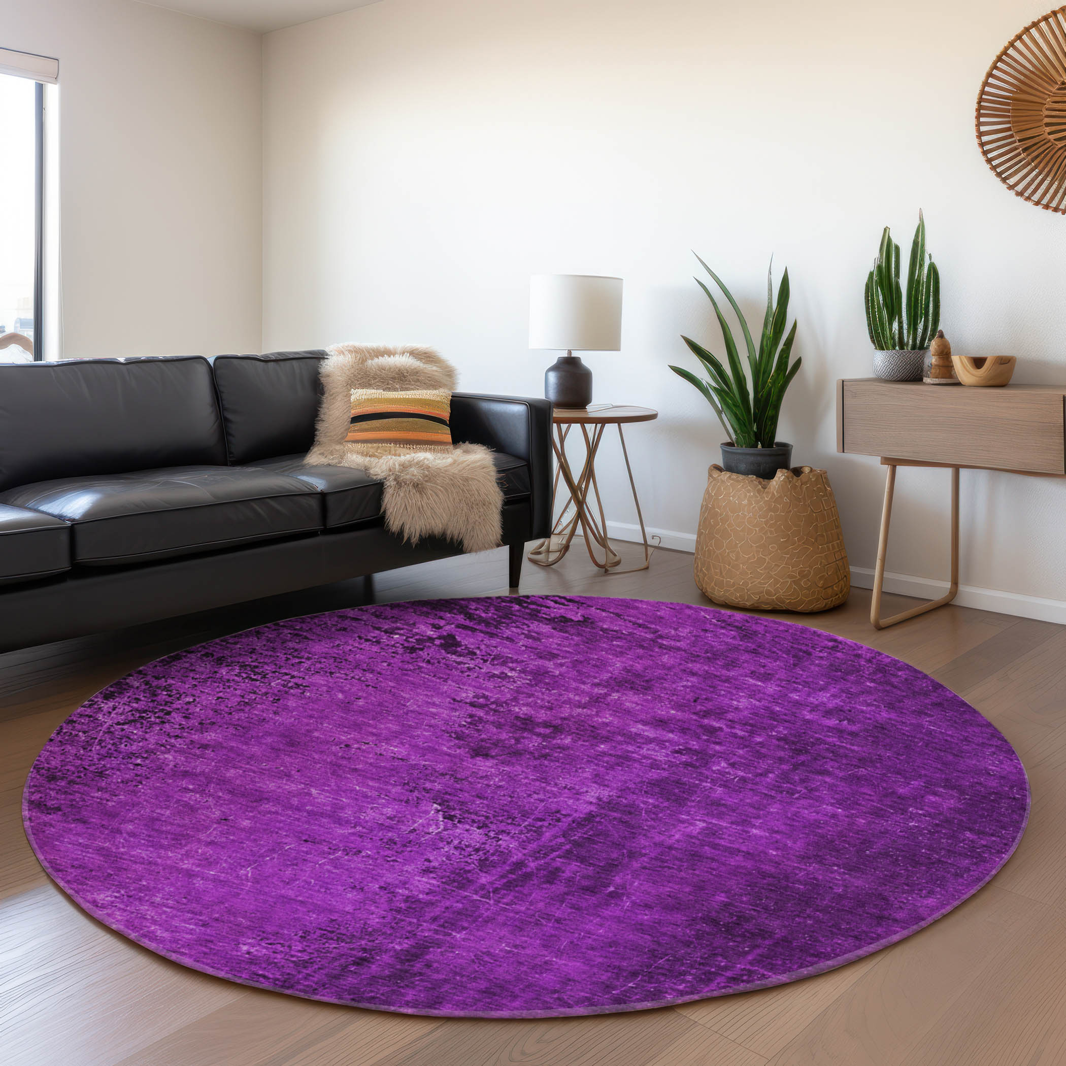 Addison Rugs AMF542NA8RO Mayfield AMF542NA 8 x 8 (ft) Loomed Polyester Navy Round Indoor Geometric Machine washable Area rug