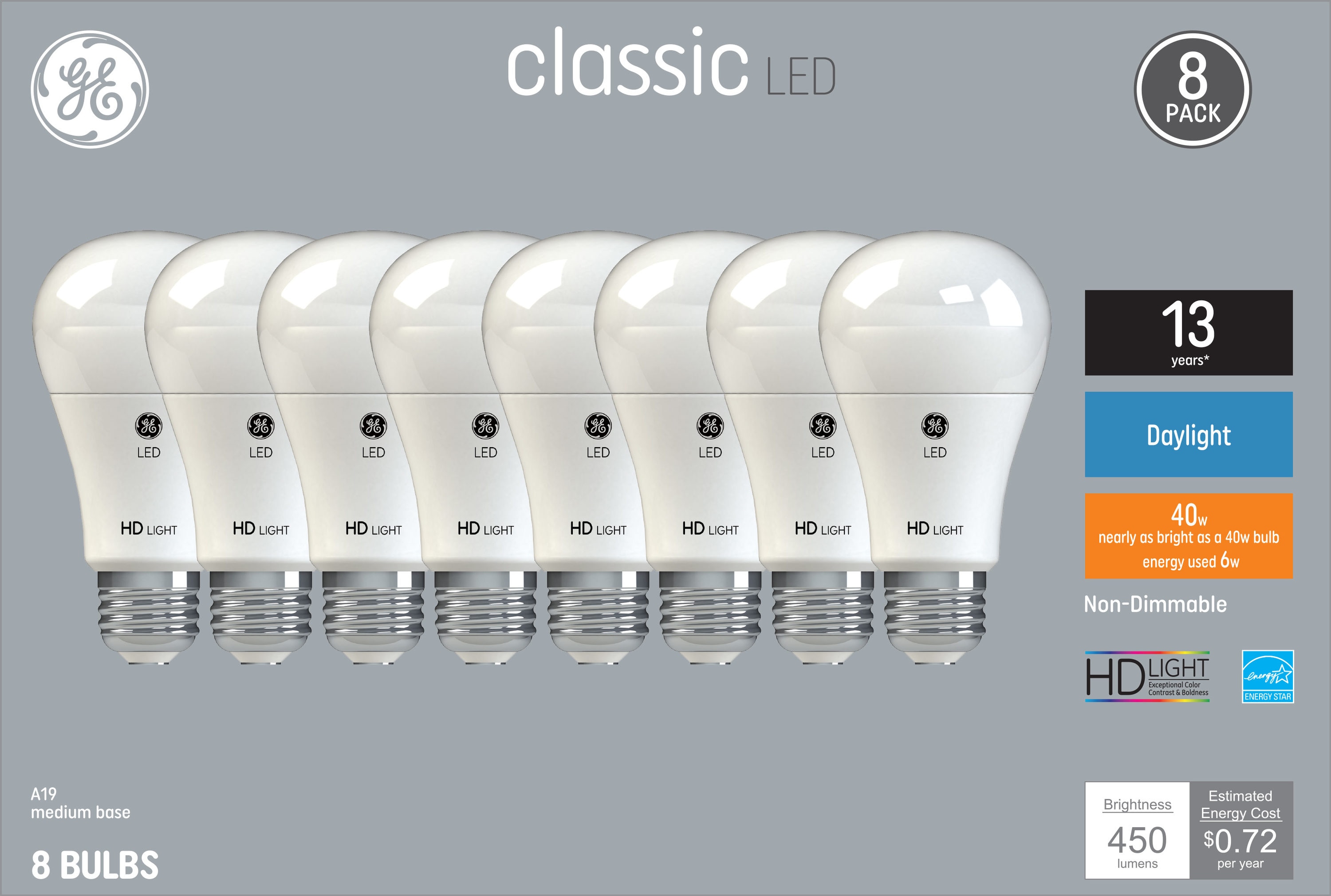 ge classic led daylight 40w